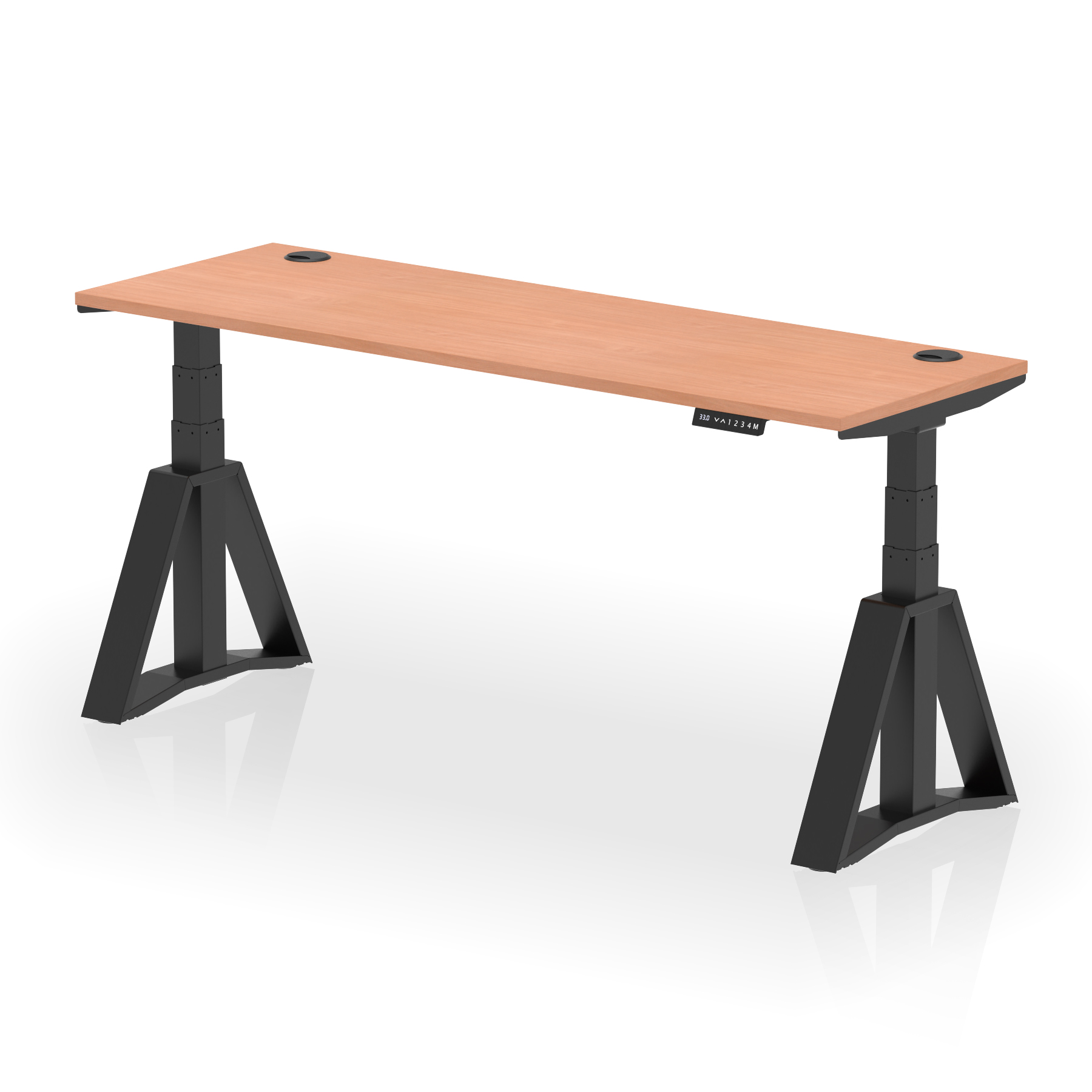 Beech / Black Frame