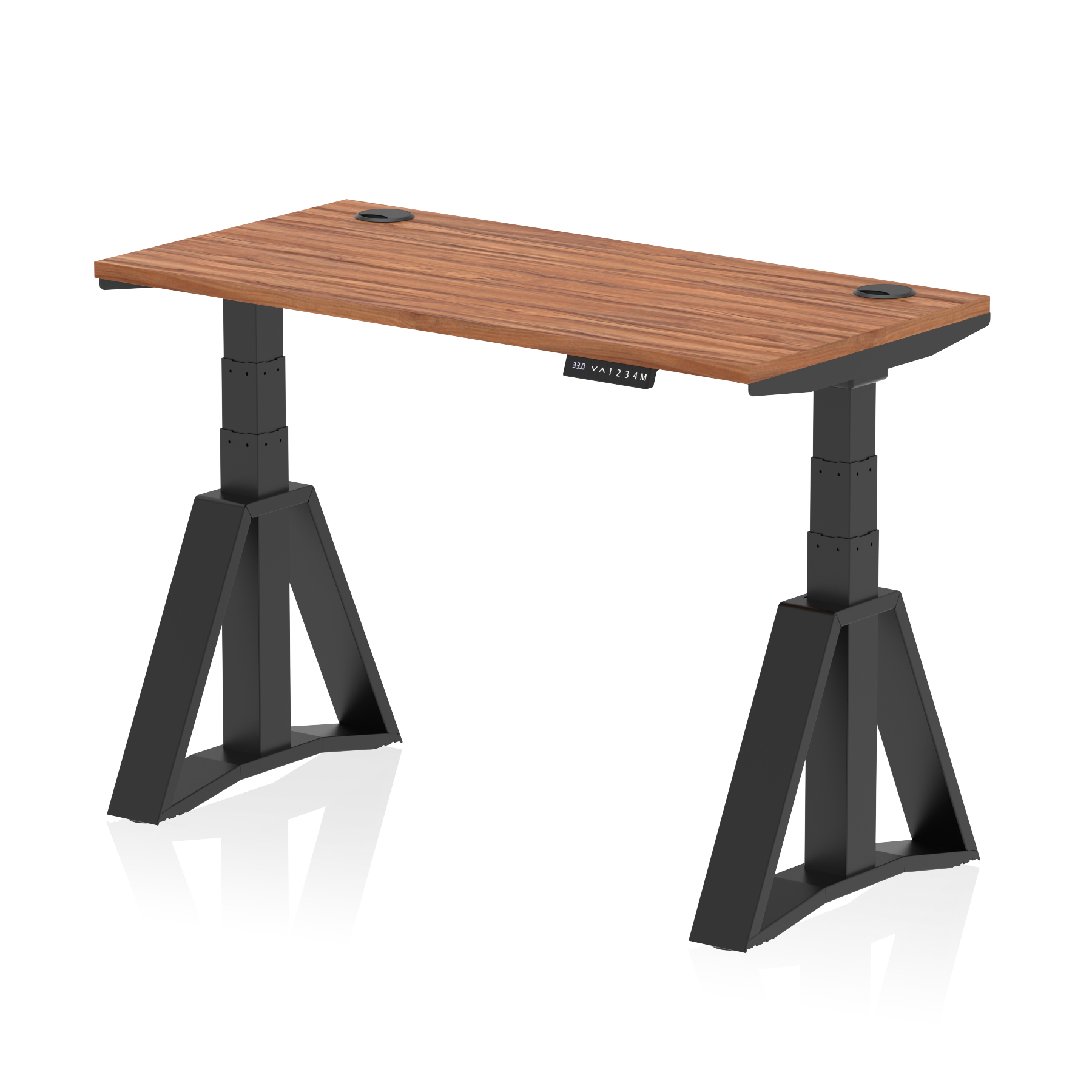 Walnut / Black Frame