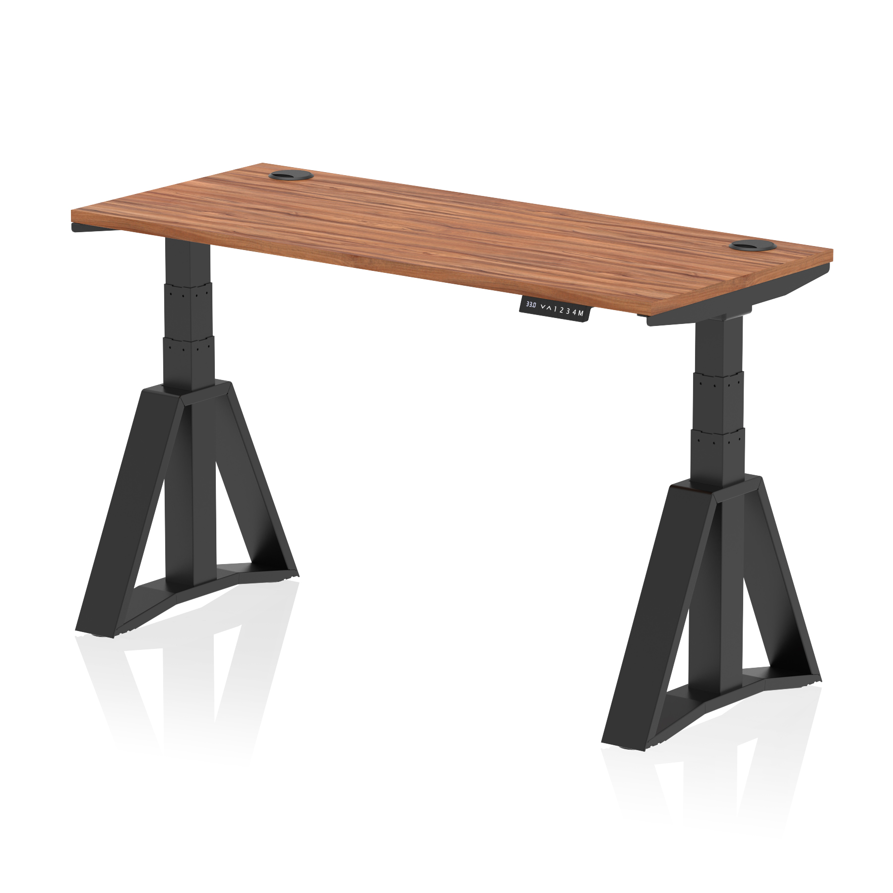 Walnut / Black Frame