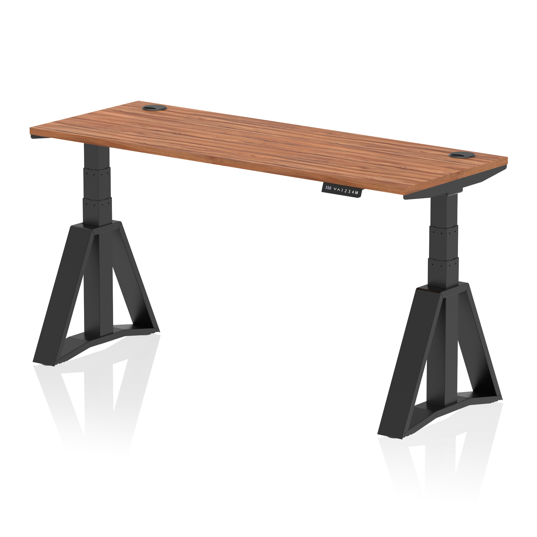 Walnut / Black Frame