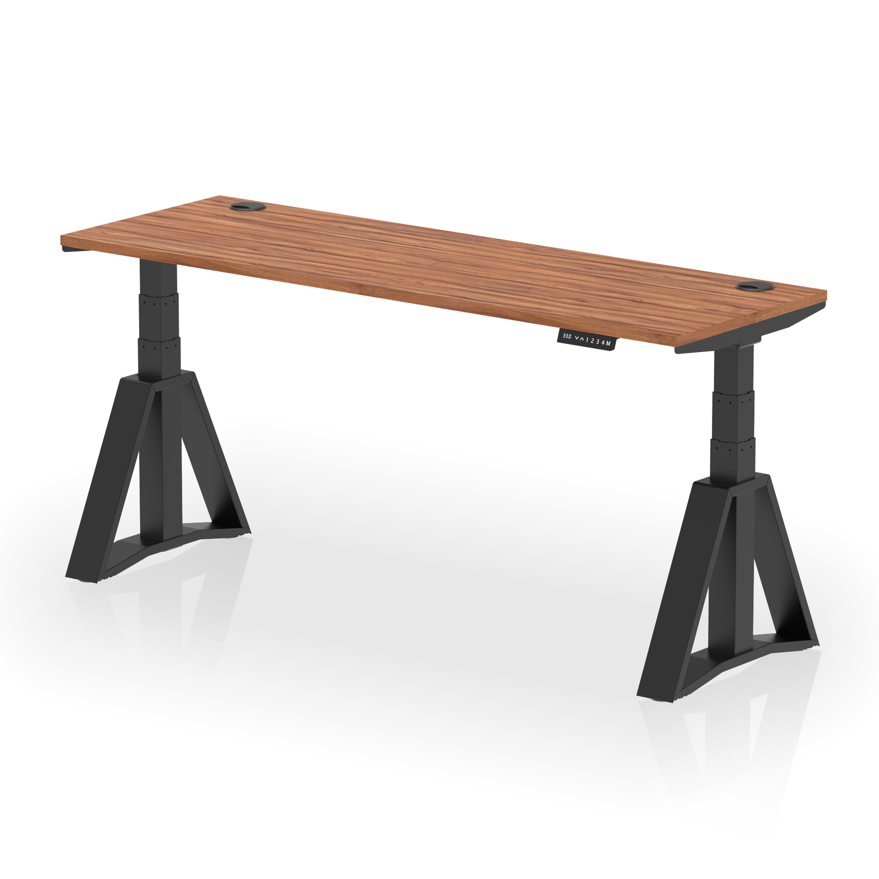 Walnut / Black Frame