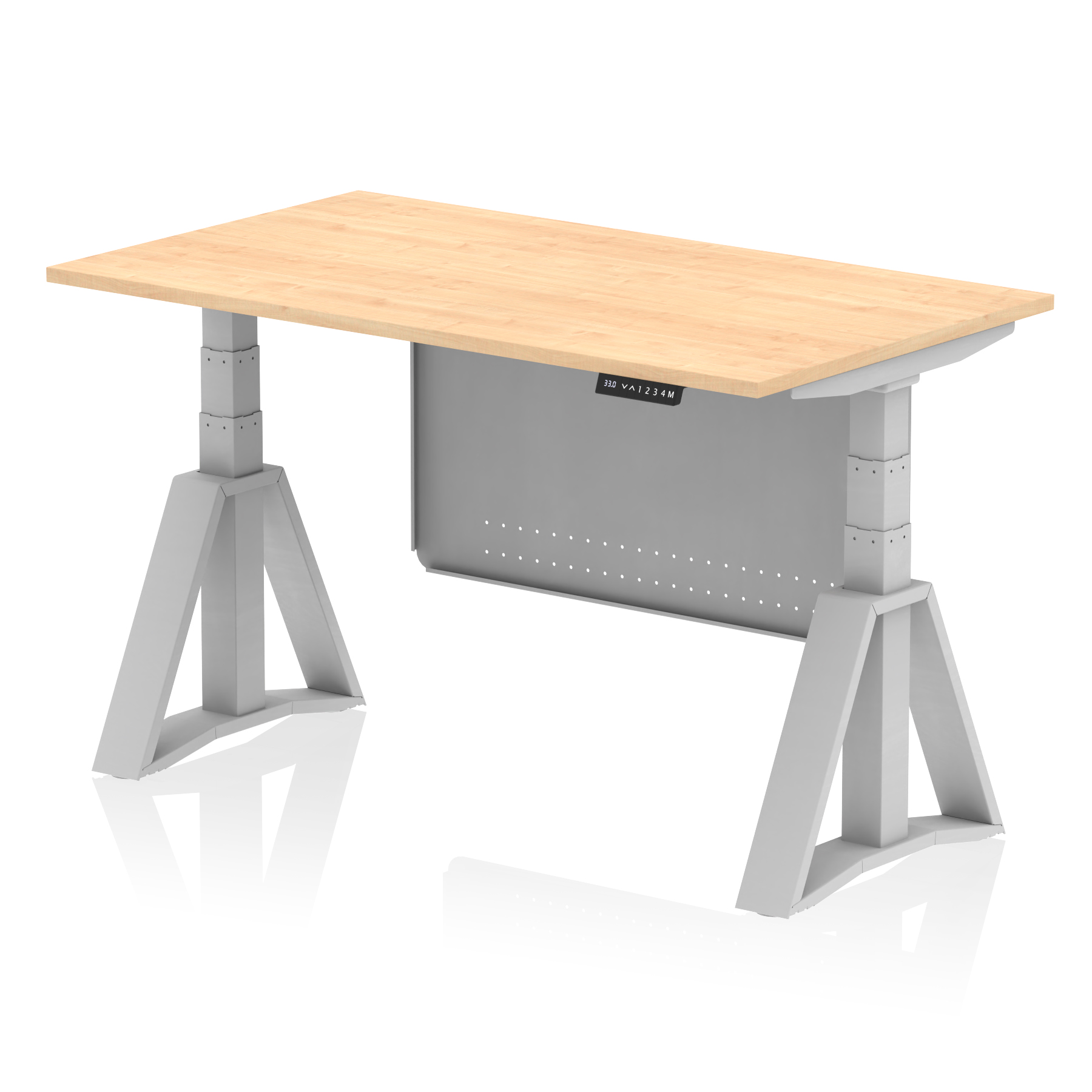 Maple / Silver Frame