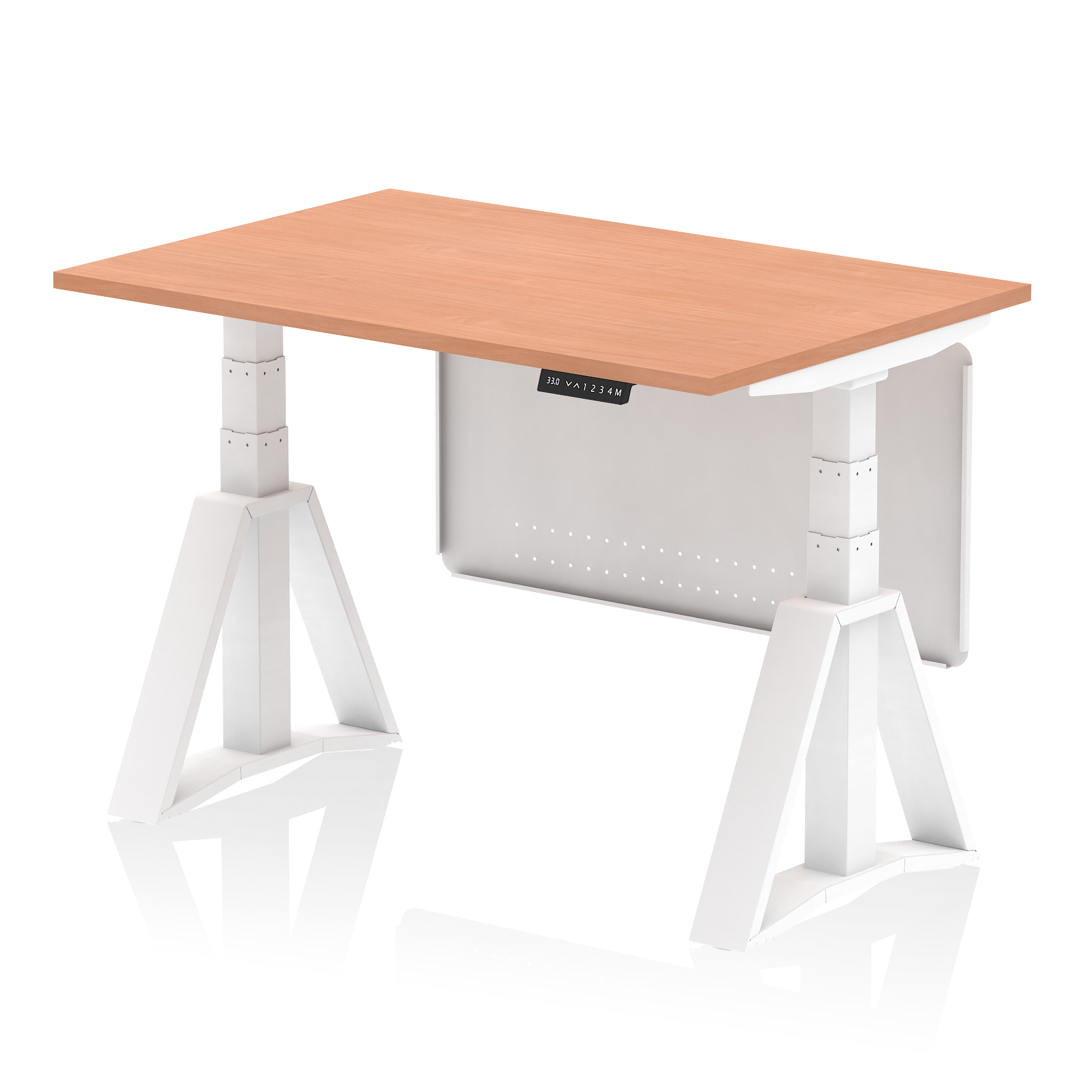 Beech / White Frame