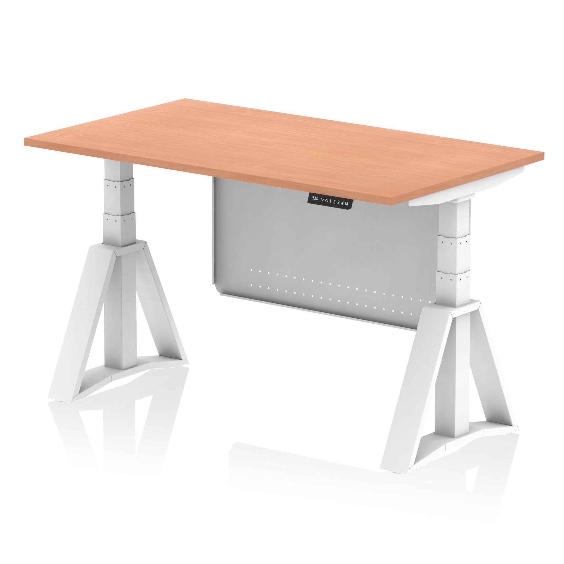 Beech / White Frame