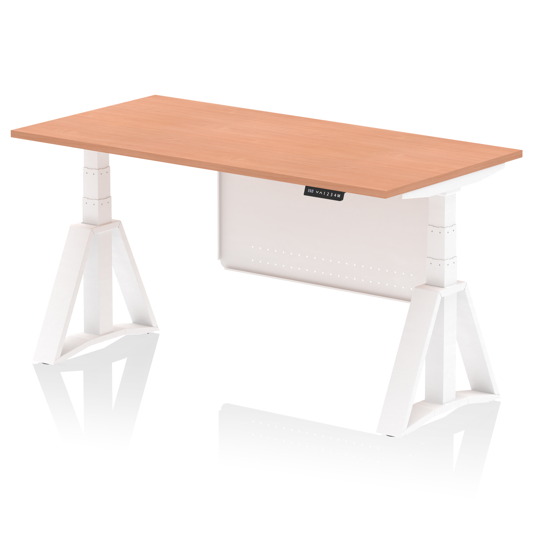 Beech / White Frame