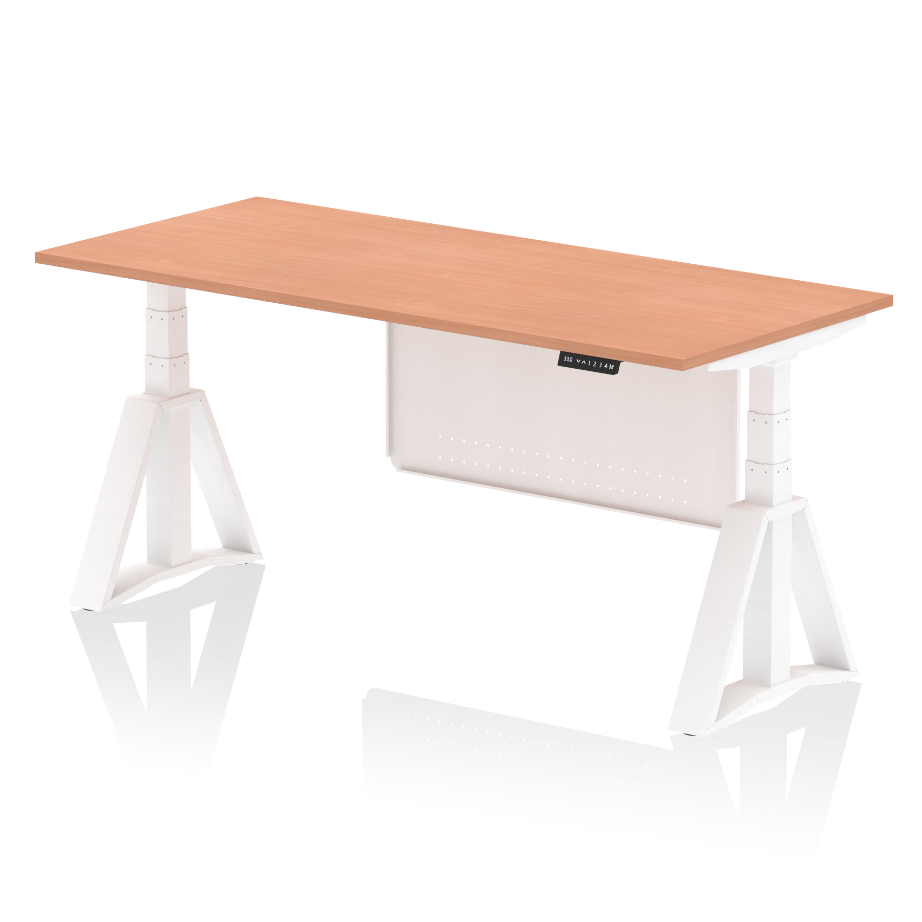 Beech / White Frame