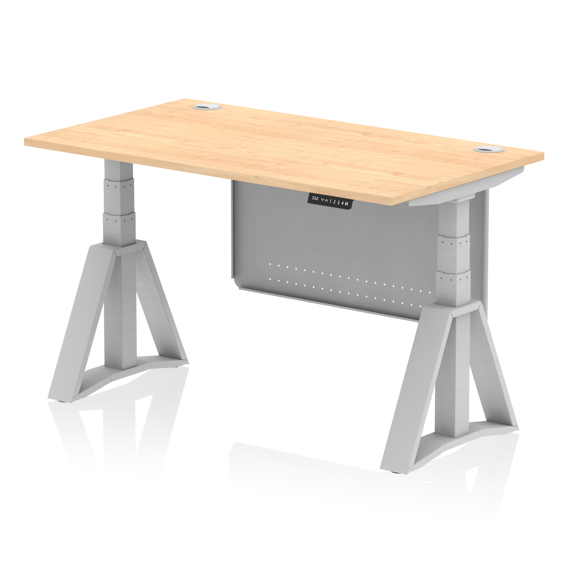 Maple / Silver Frame