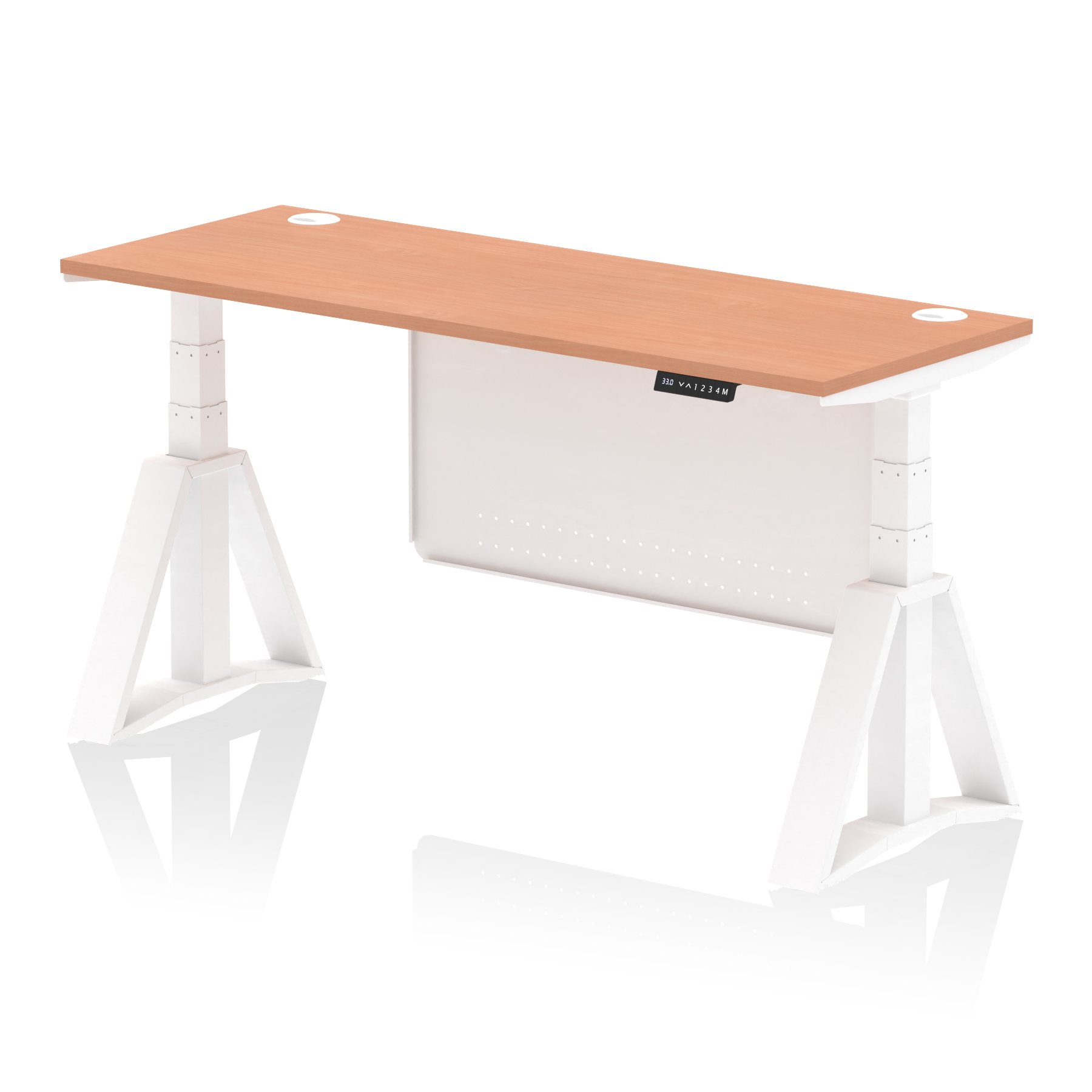 Beech / White Frame