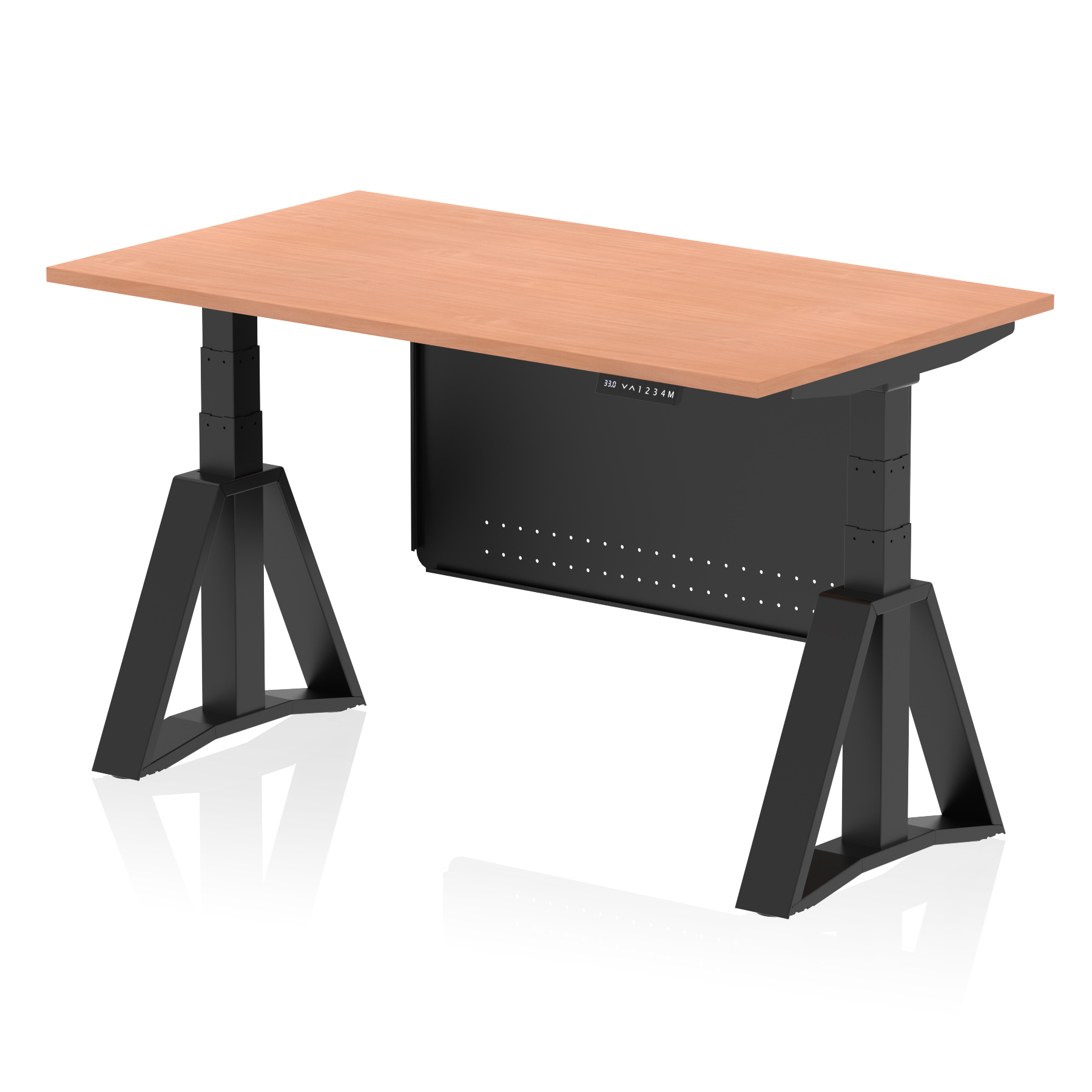 Beech / Black Frame