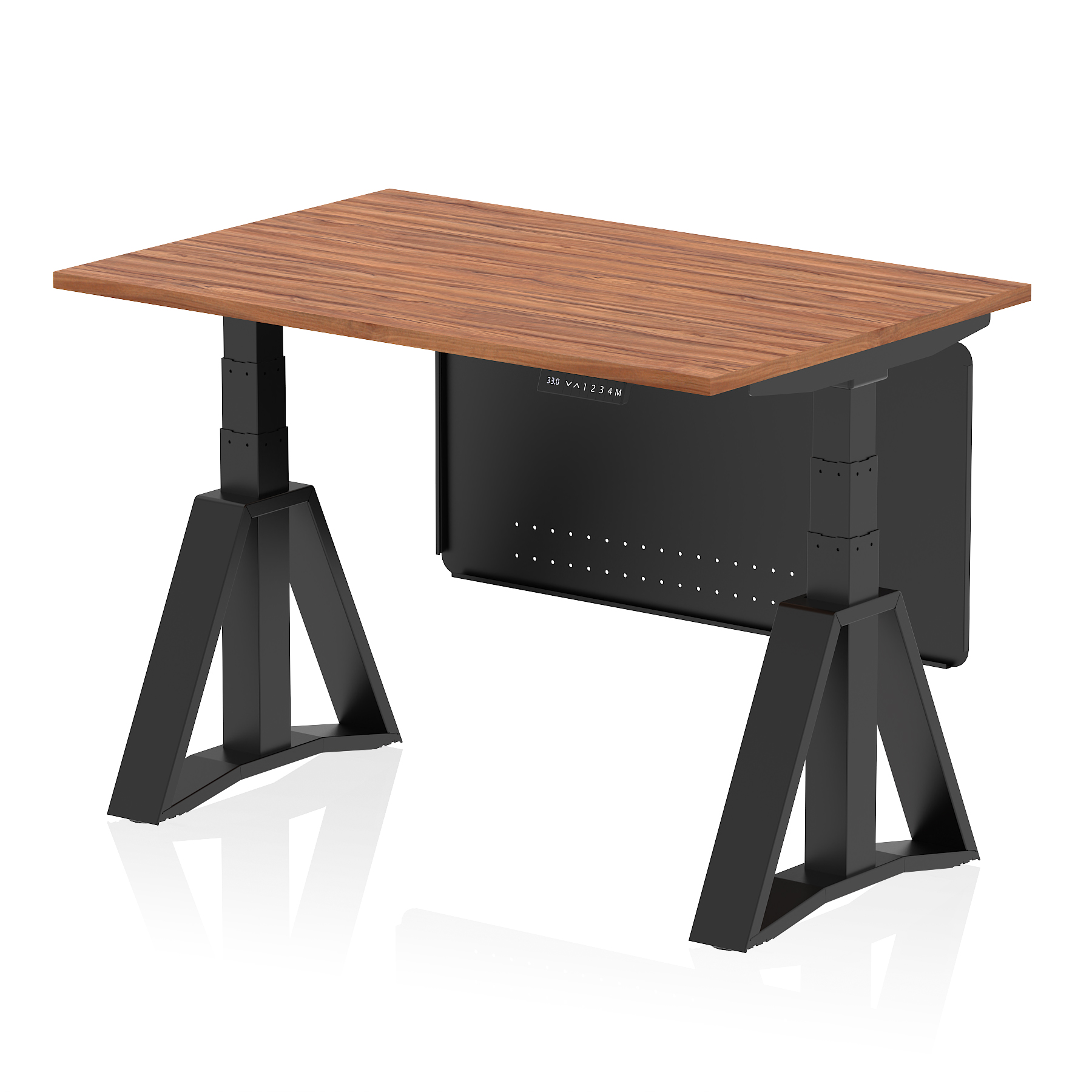 Walnut / Black Frame