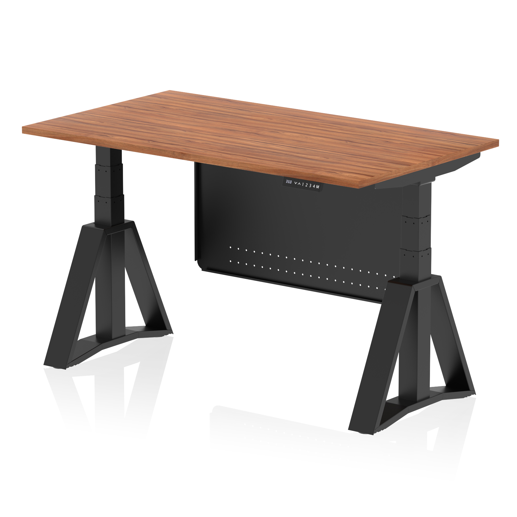 Walnut / Black Frame
