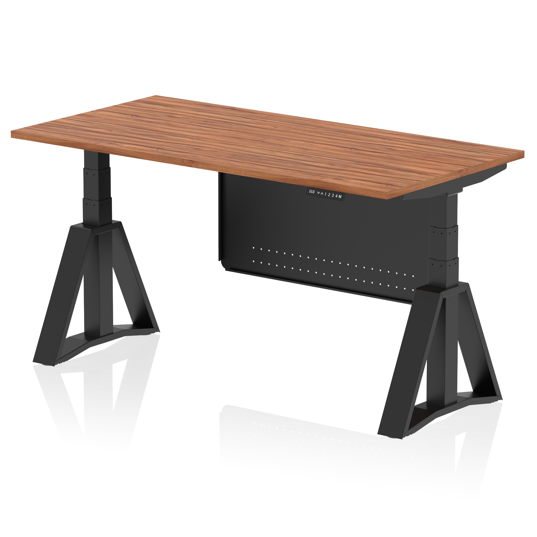 Walnut / Black Frame