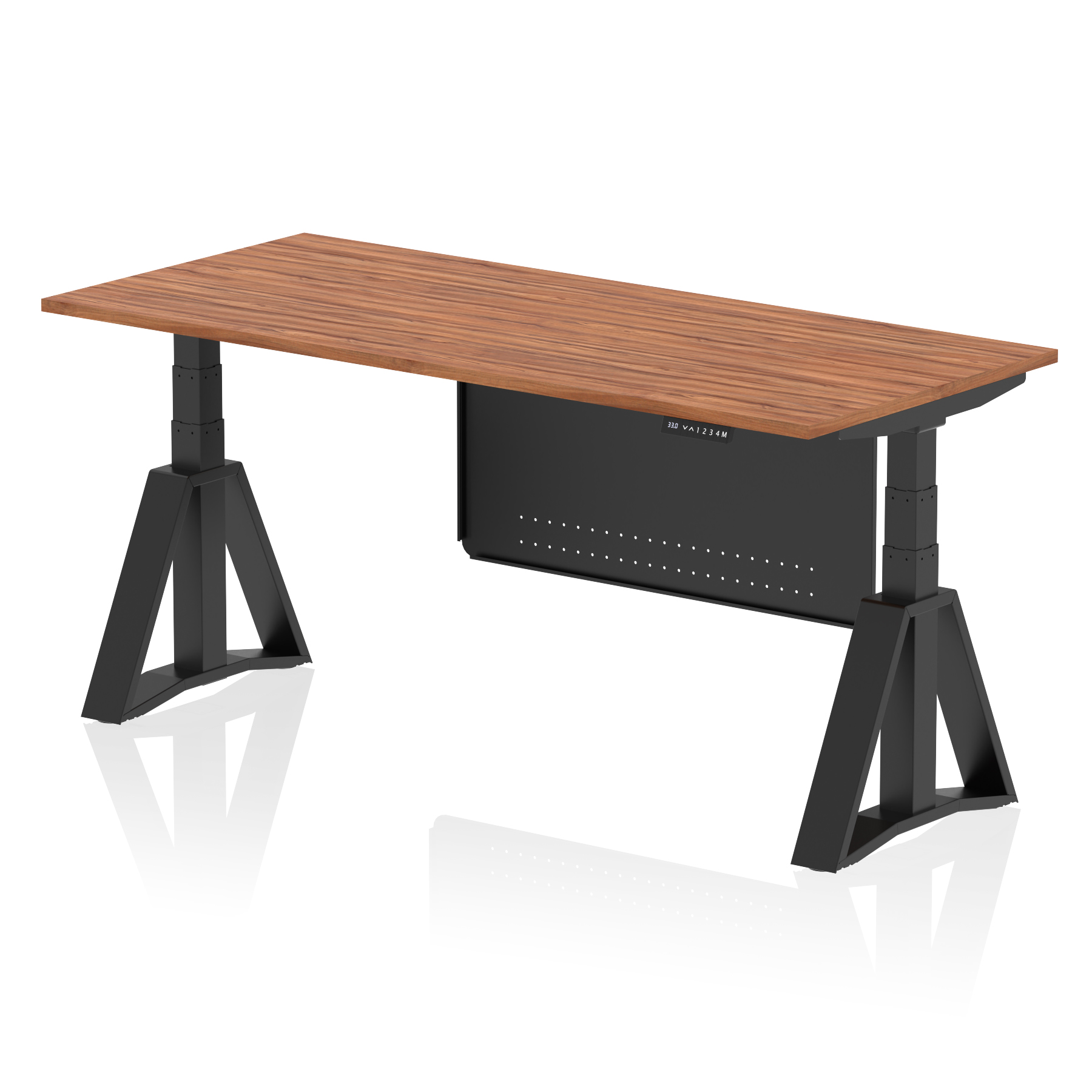 Walnut / Black Frame