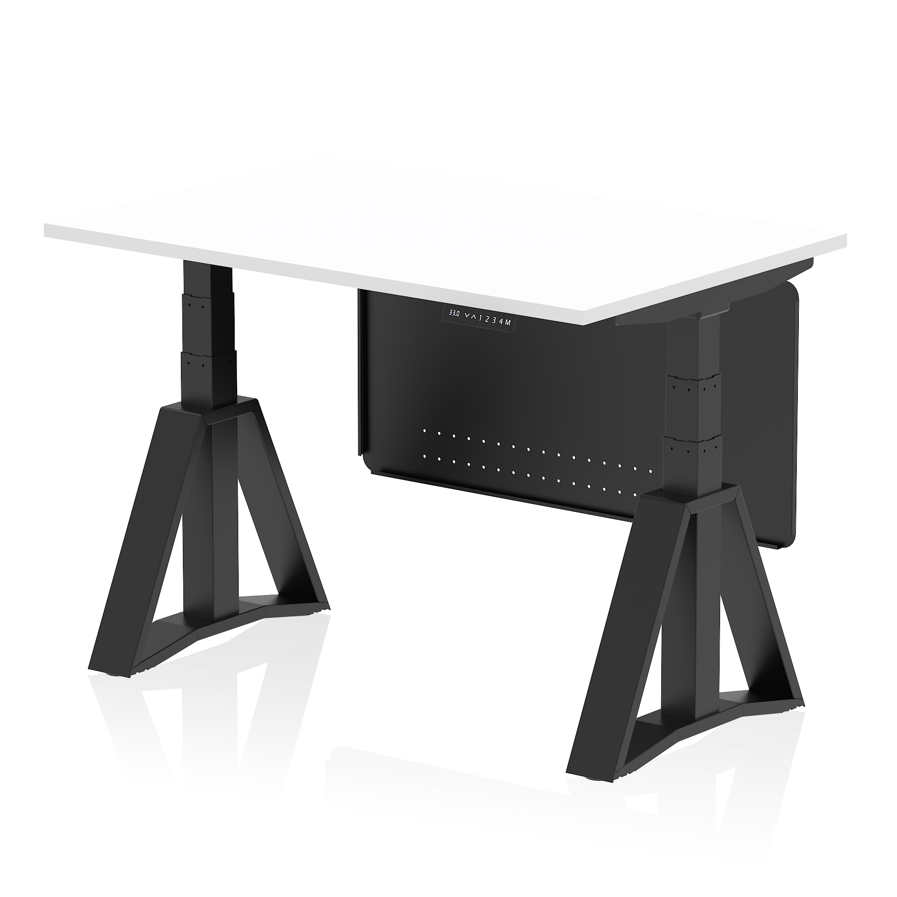 White / Black Frame