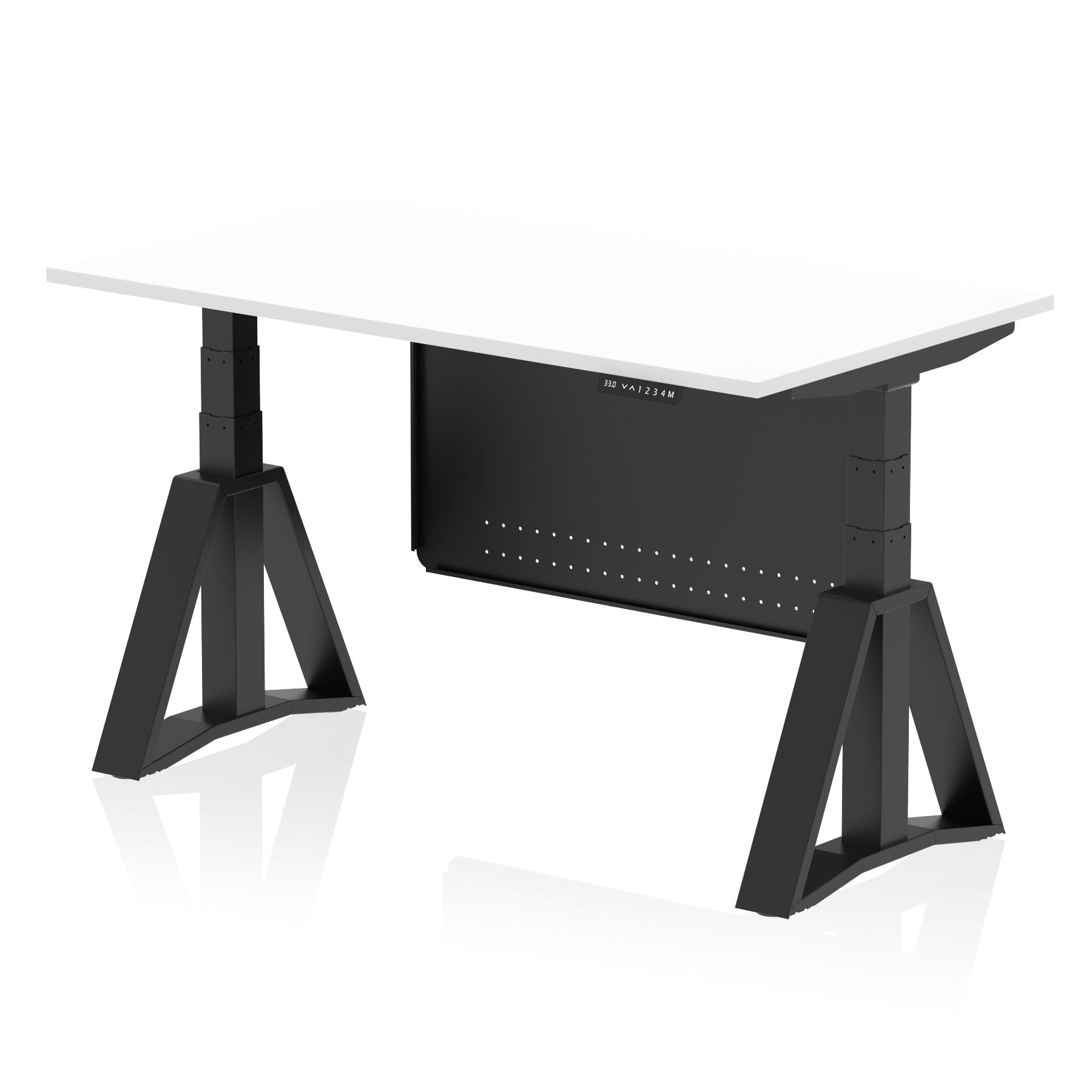 White / Black Frame