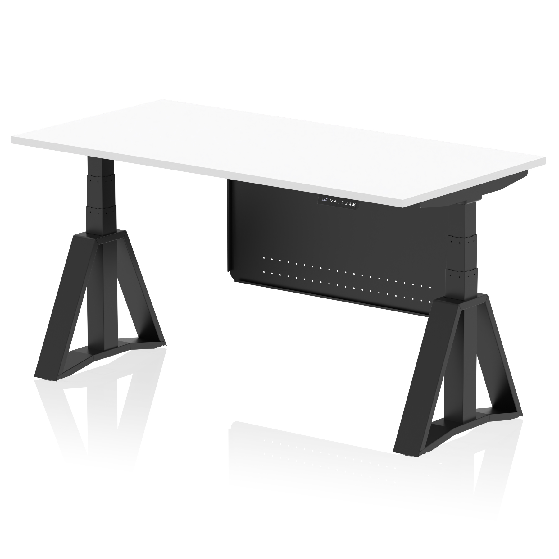 White / Black Frame
