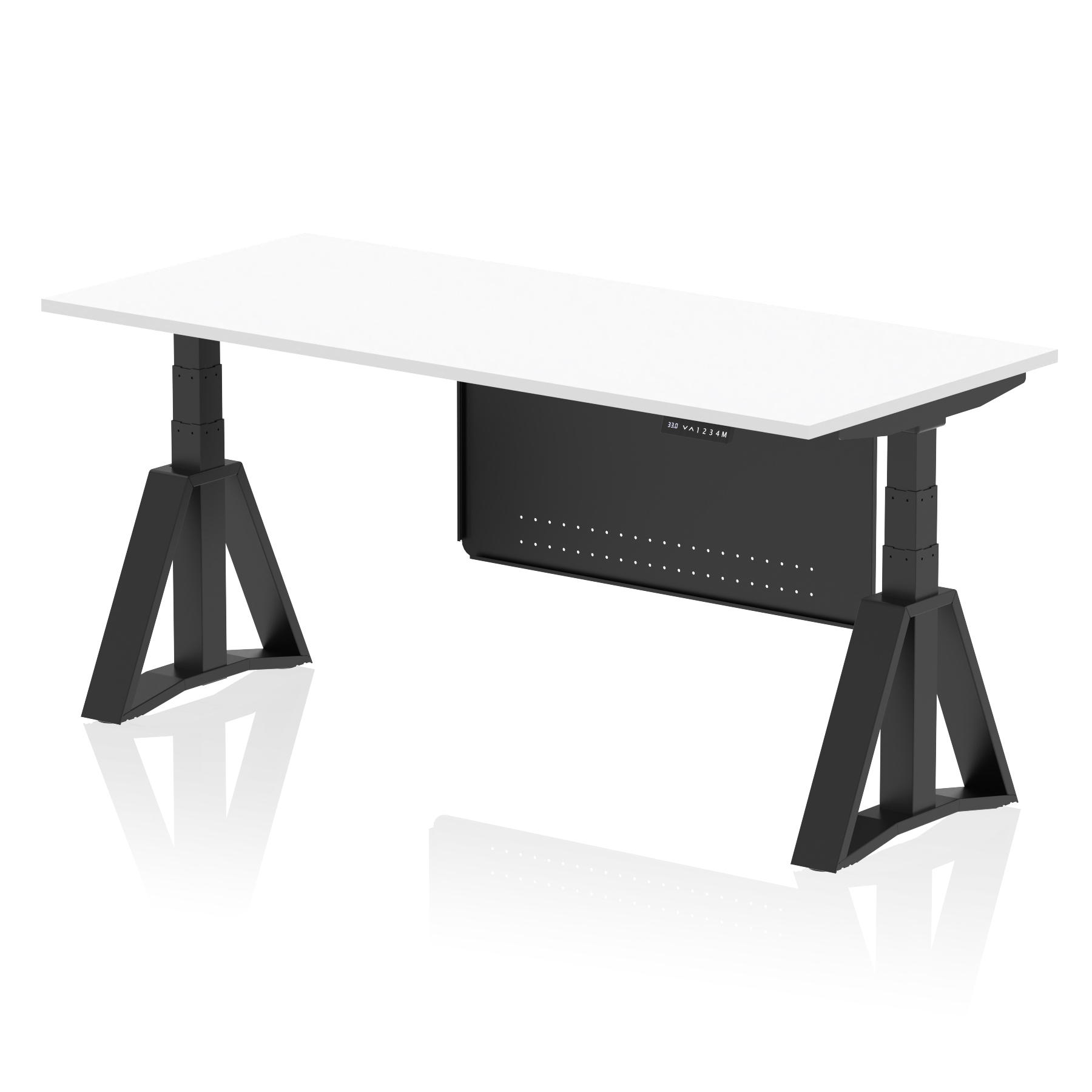 White / Black Frame