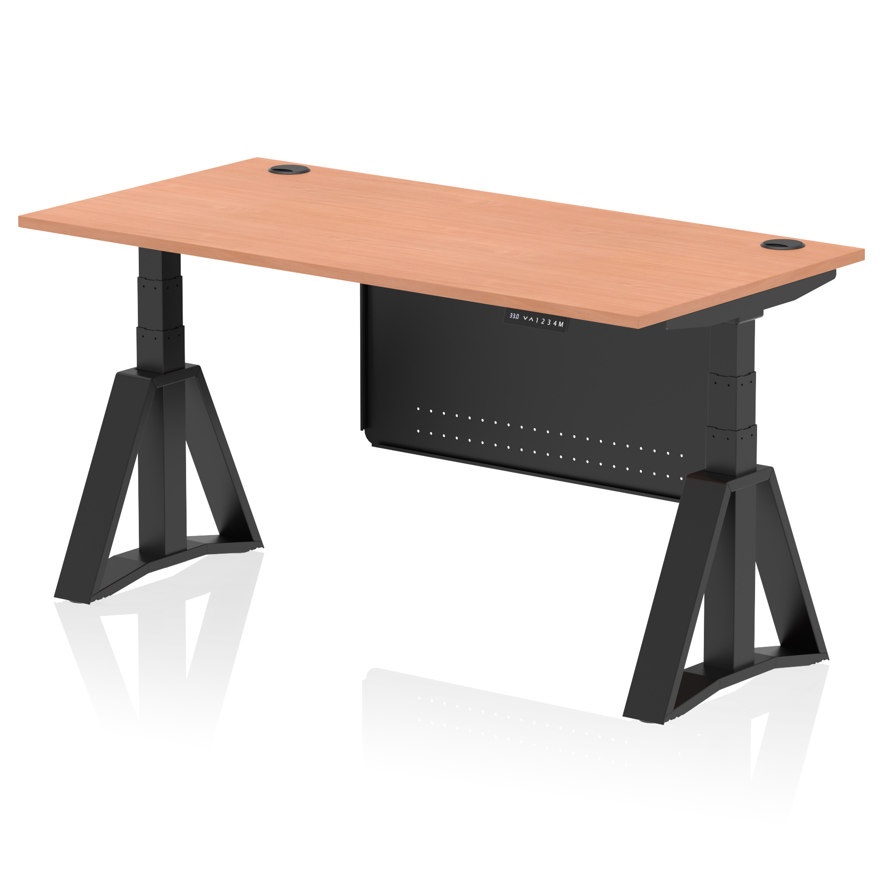Beech / Black Frame
