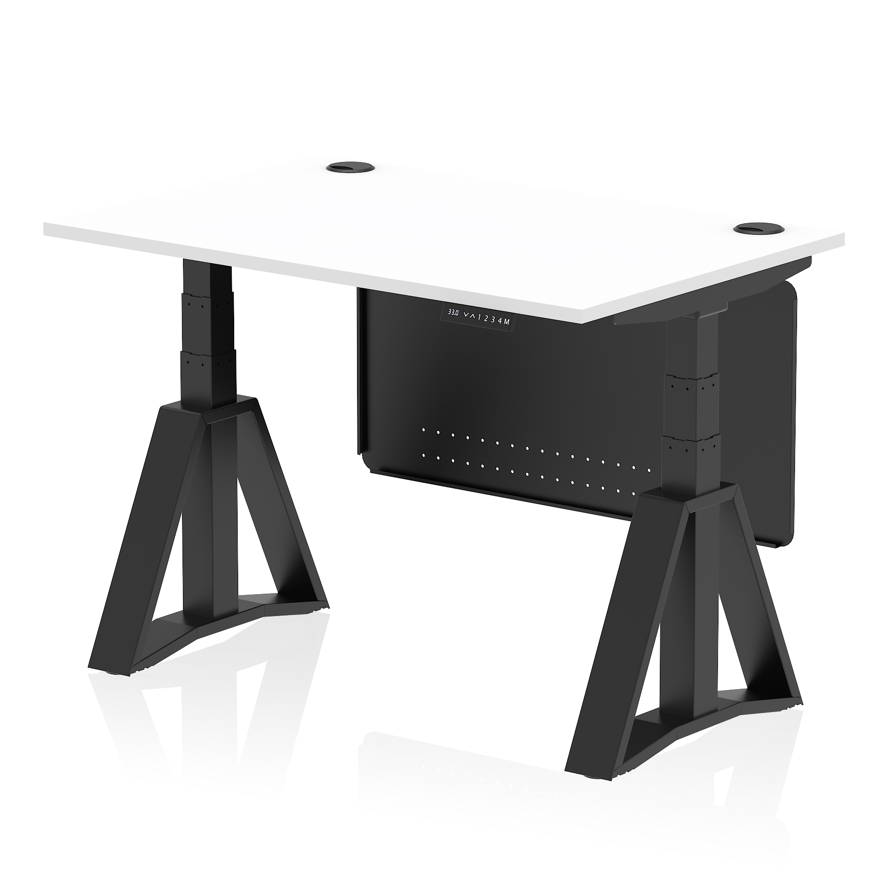 White / Black Frame