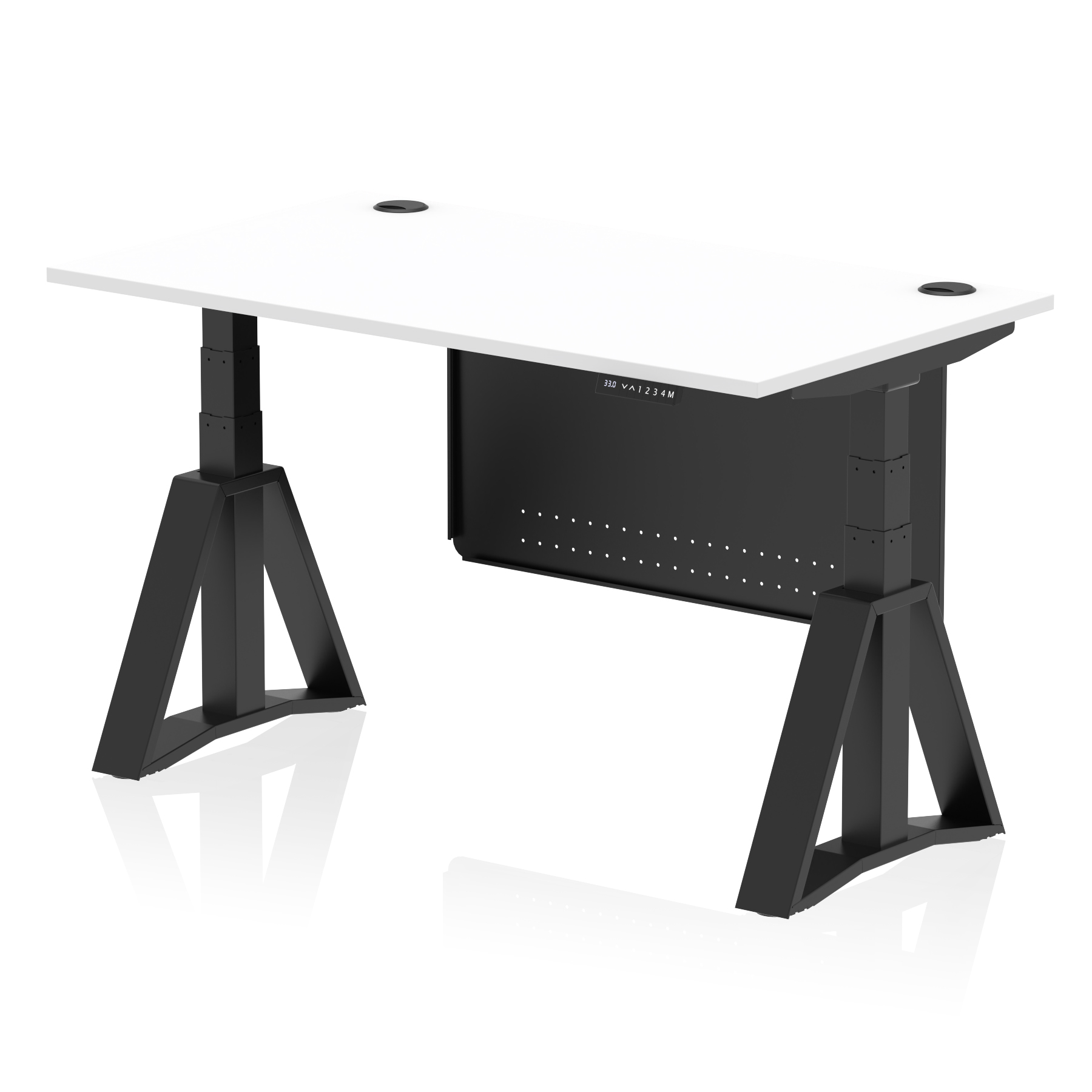 White / Black Frame