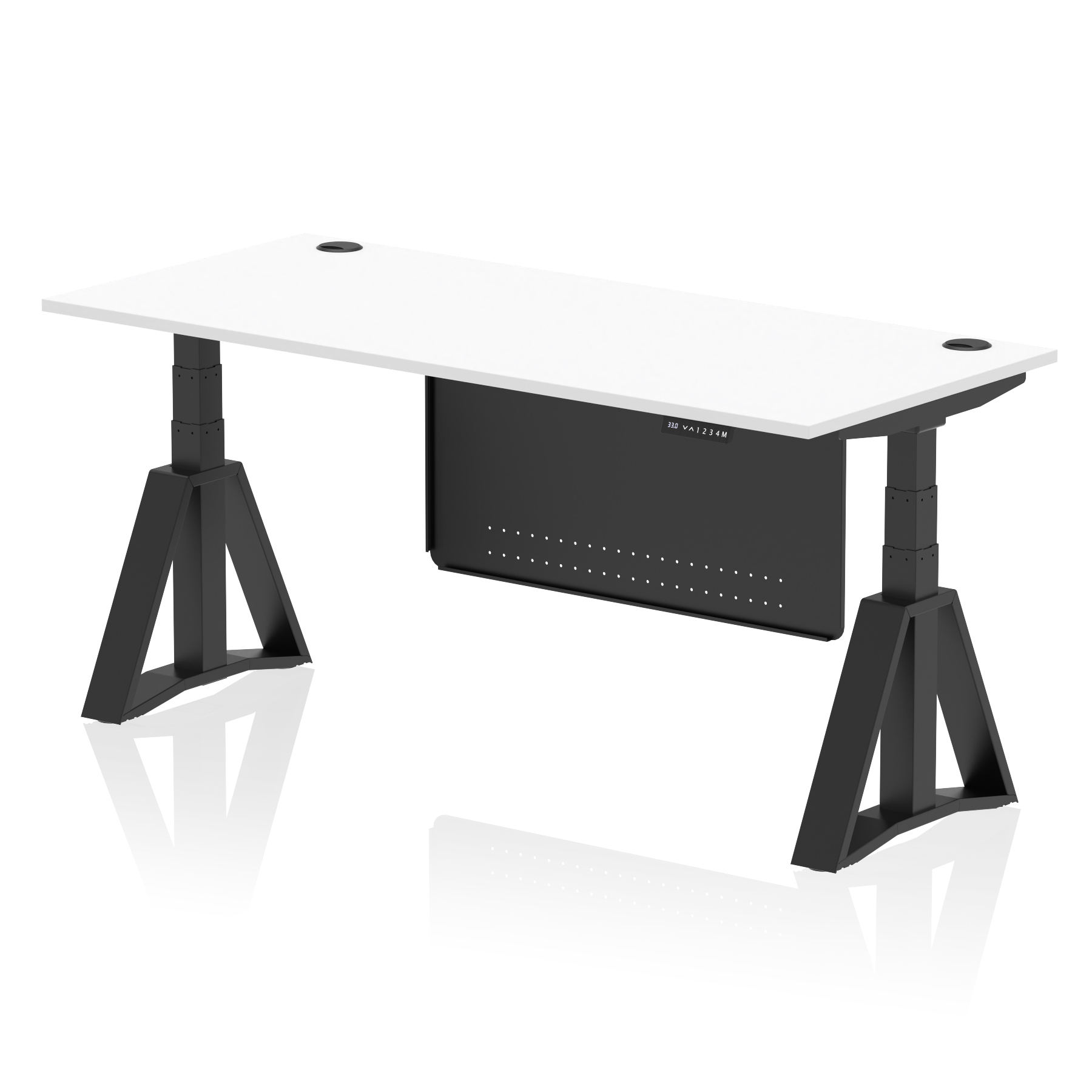 White / Black Frame