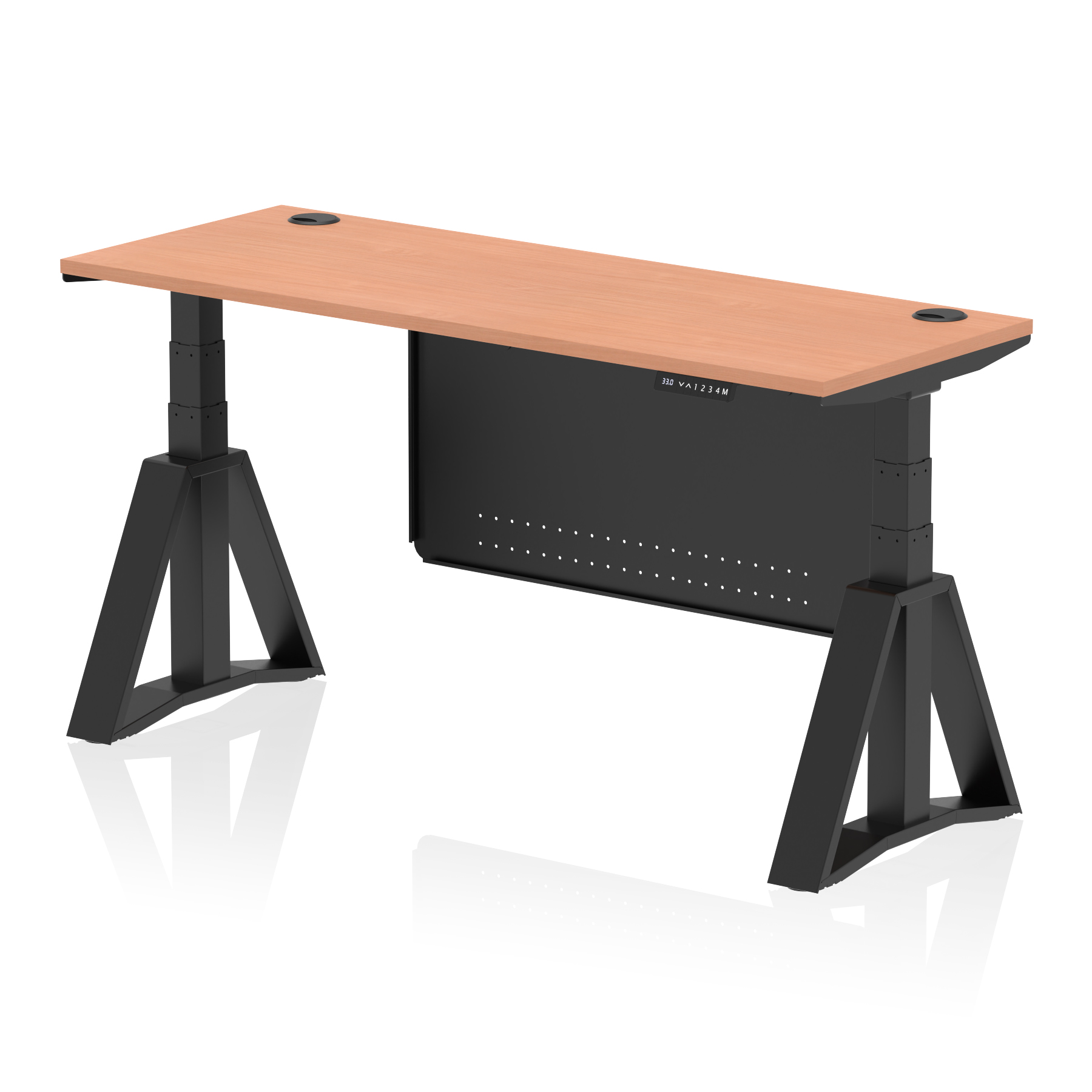 Beech / Black Frame