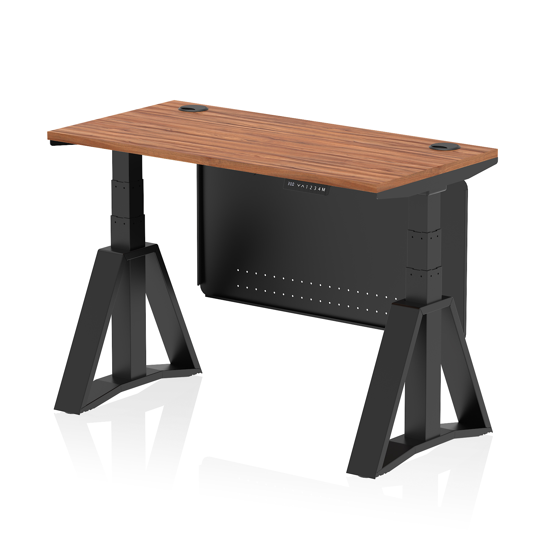 Walnut / Black Frame