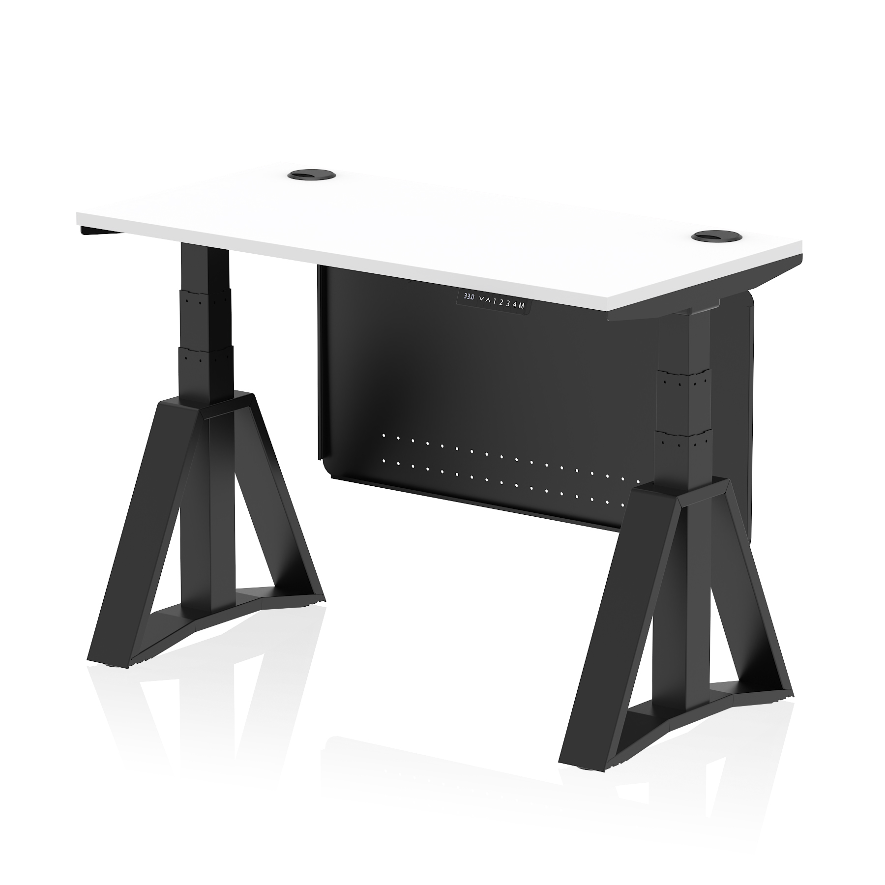 White / Black Frame