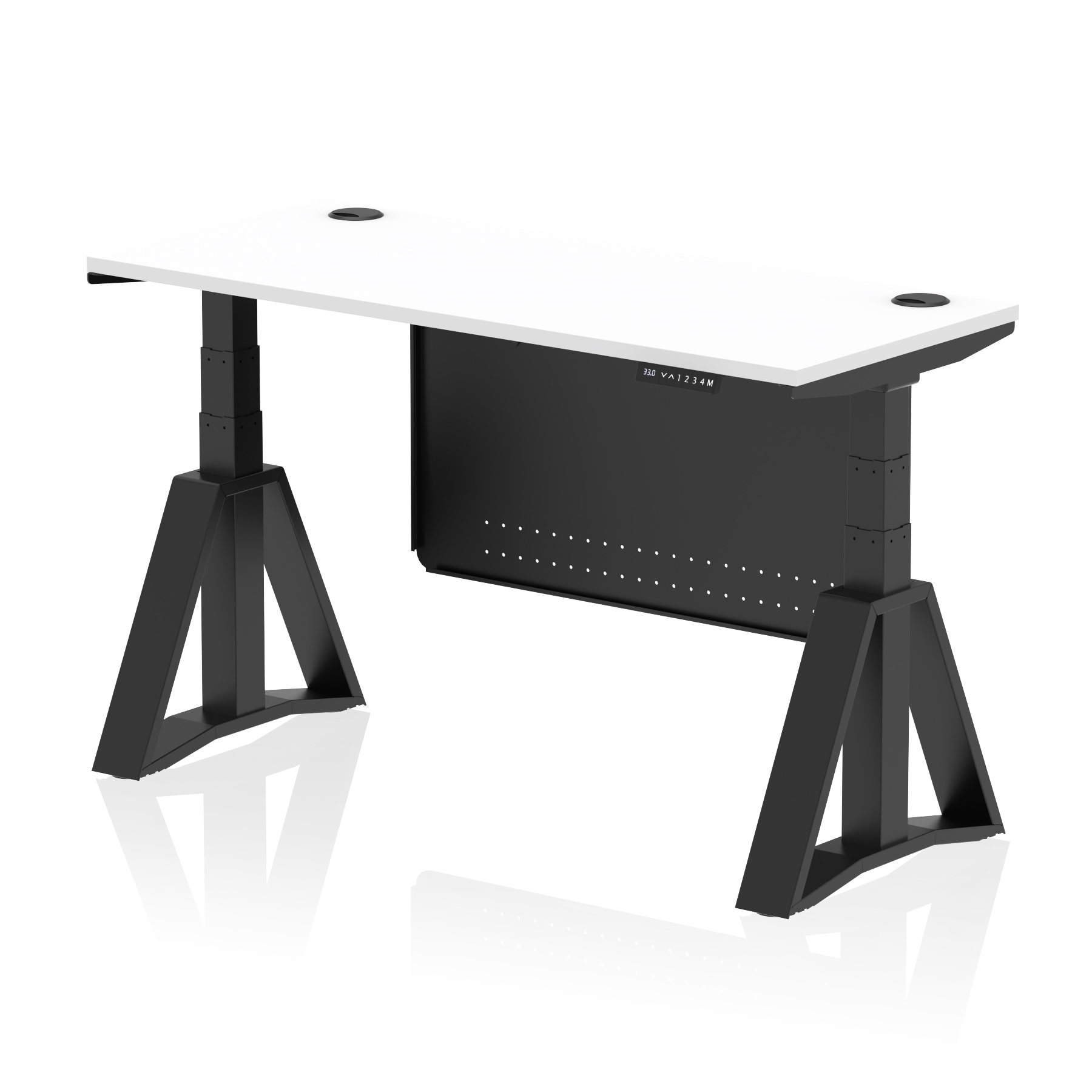 White / Black Frame