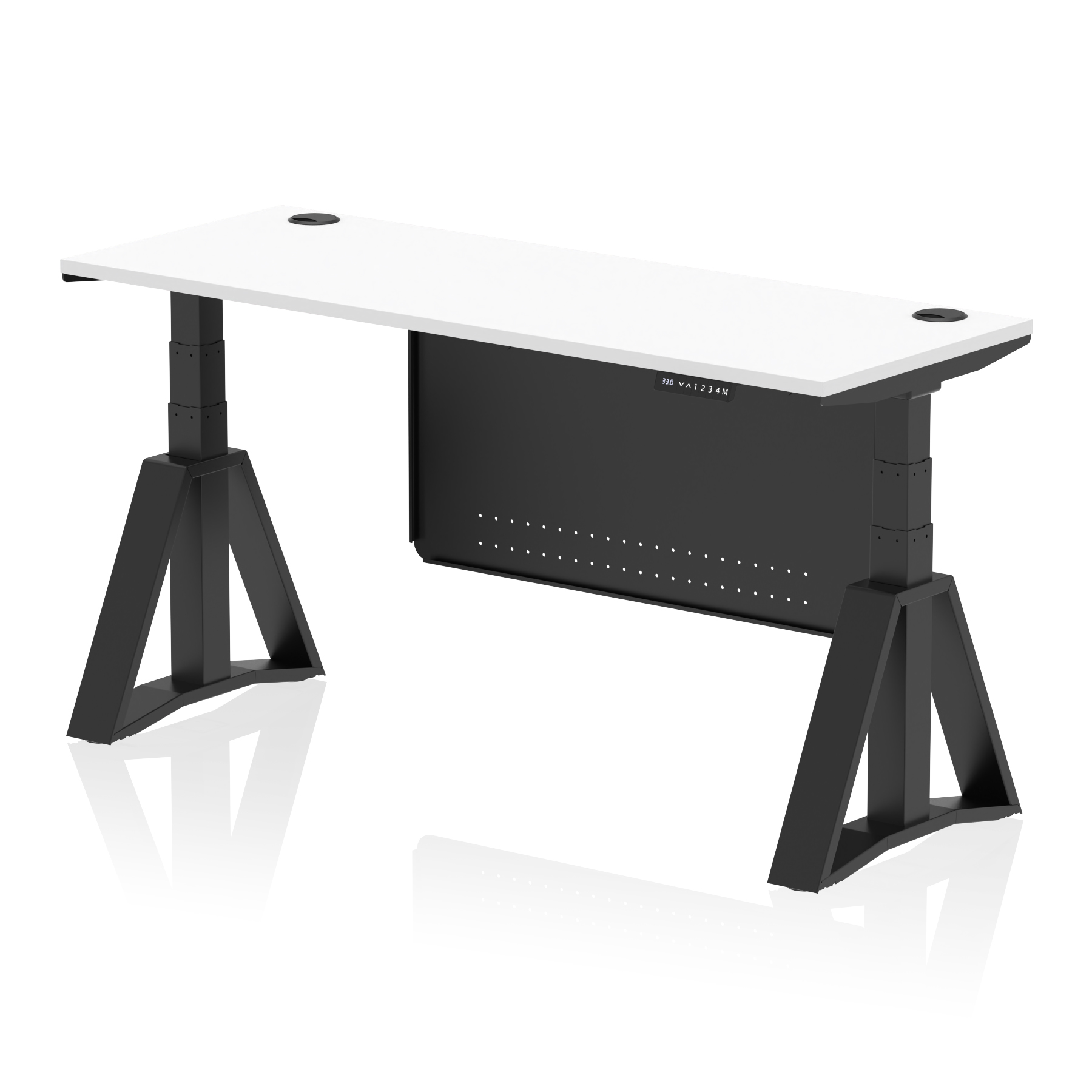 White / Black Frame