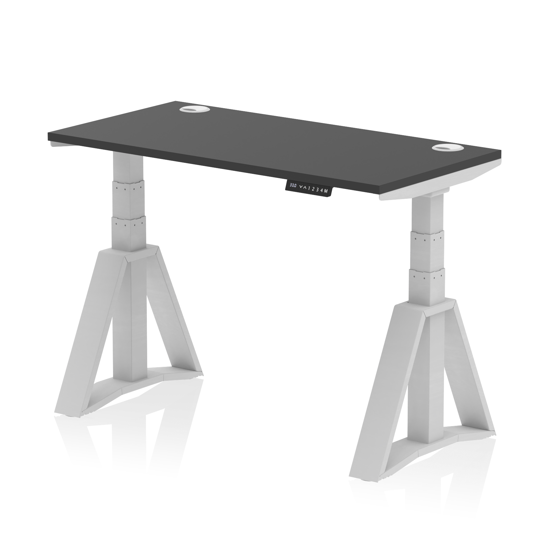 Black / Silver Frame