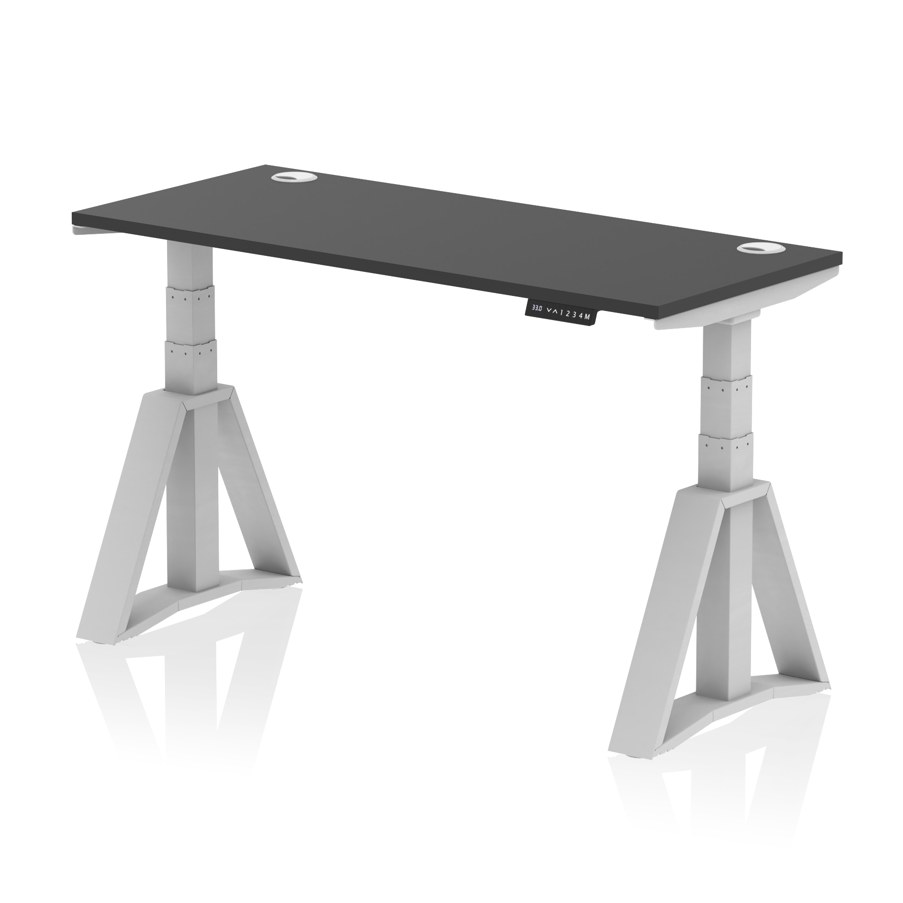 Black / Silver Frame