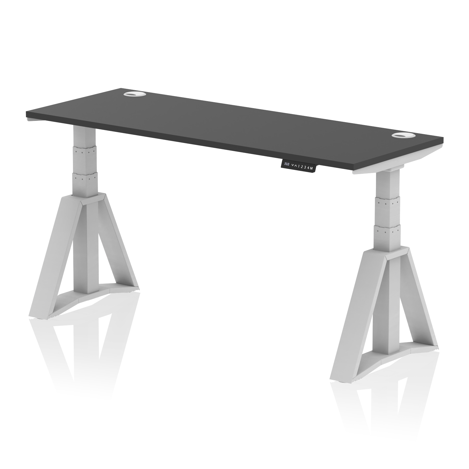 Black / Silver Frame
