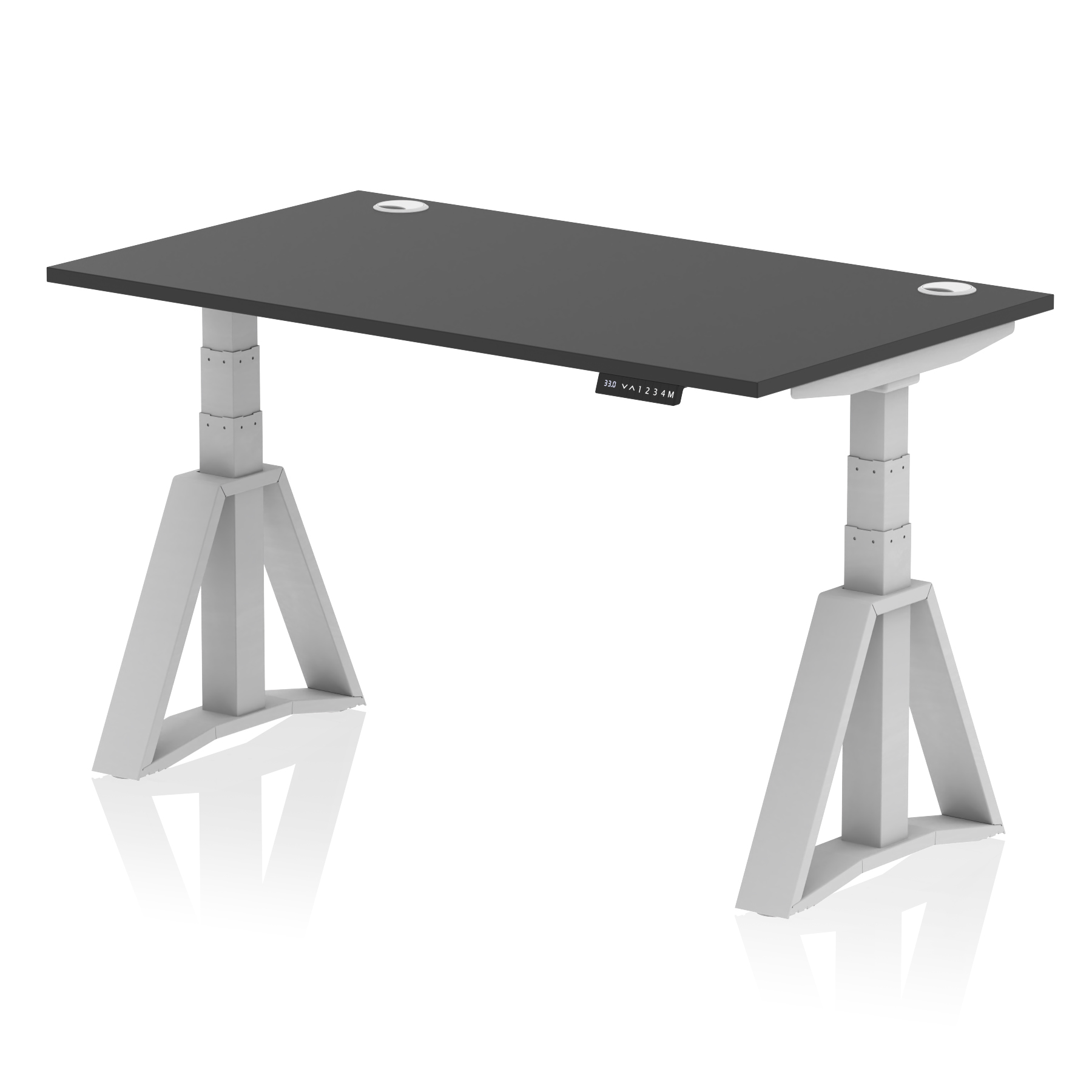 Black / Silver Frame