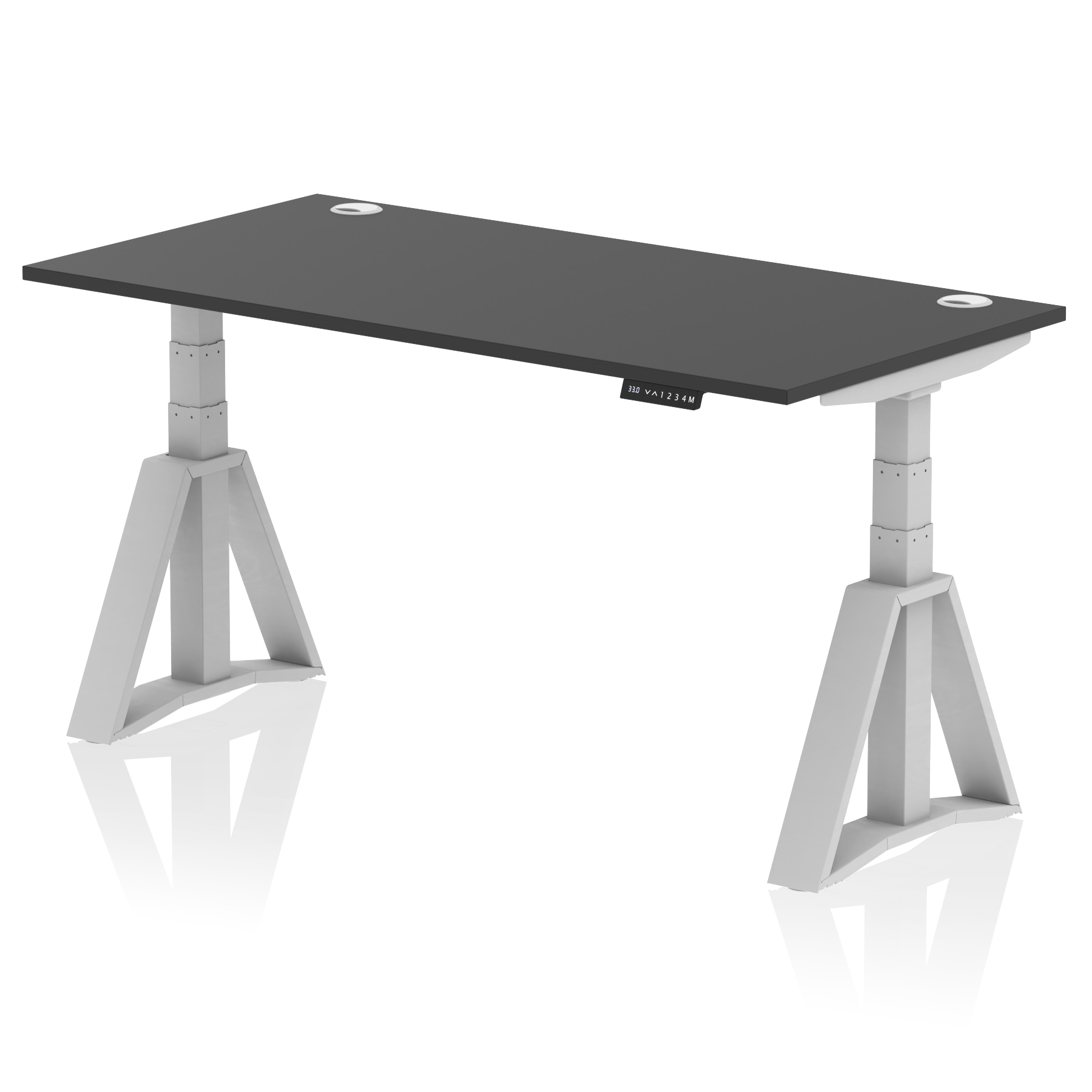 Black / Silver Frame