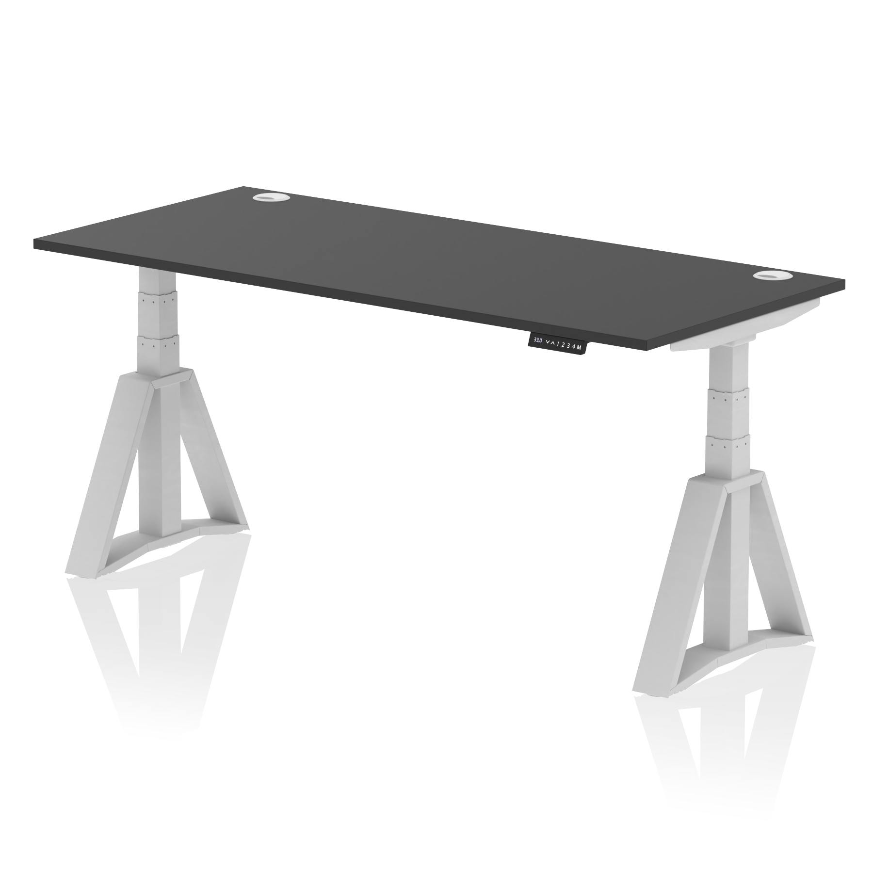 Black / Silver Frame