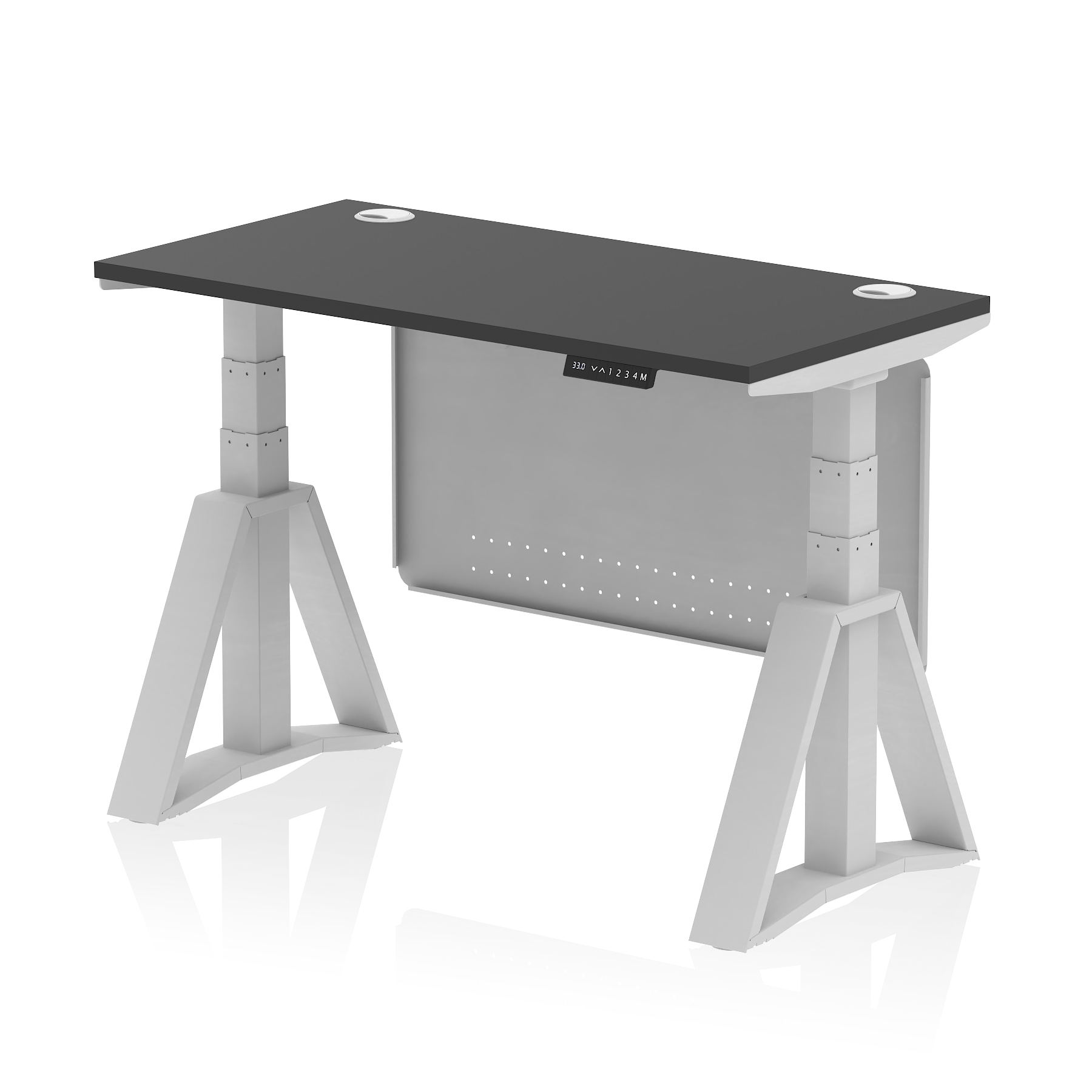 Black / Silver Frame