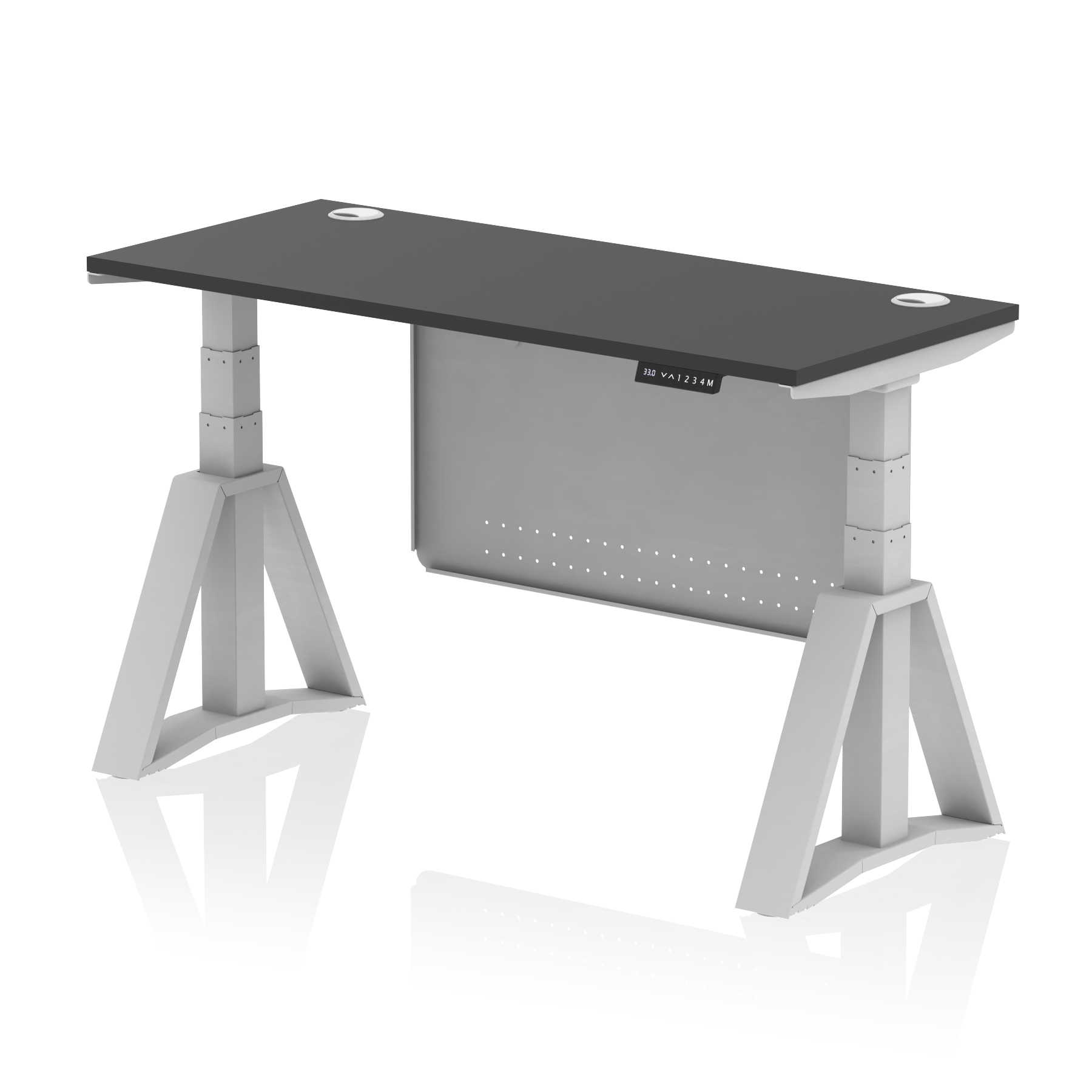 Black / Silver Frame