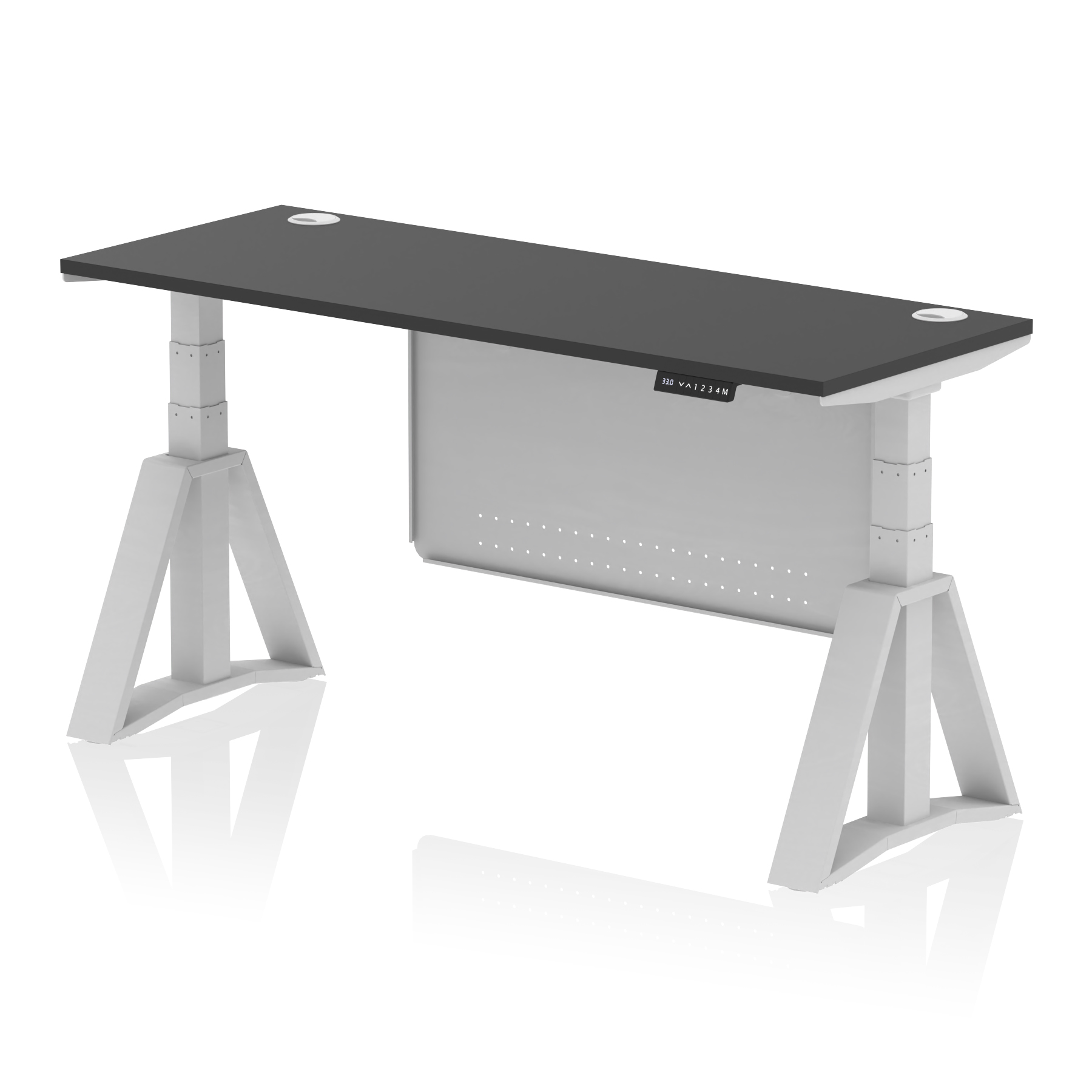 Black / Silver Frame