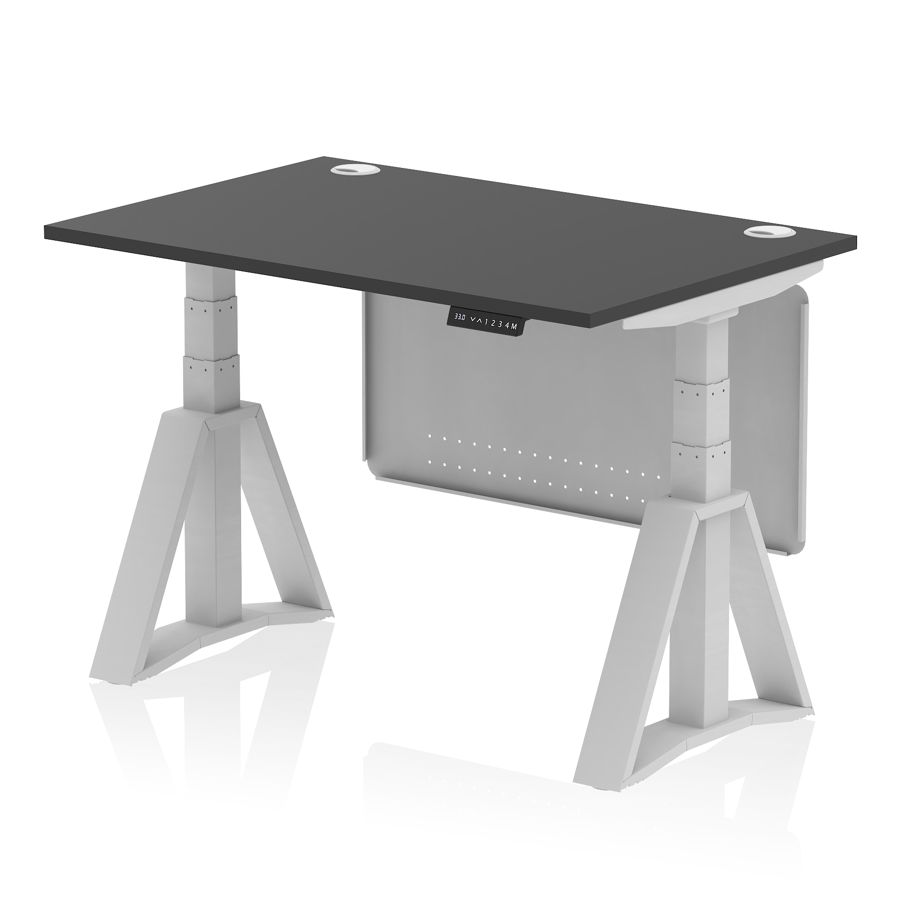 Black / Silver Frame