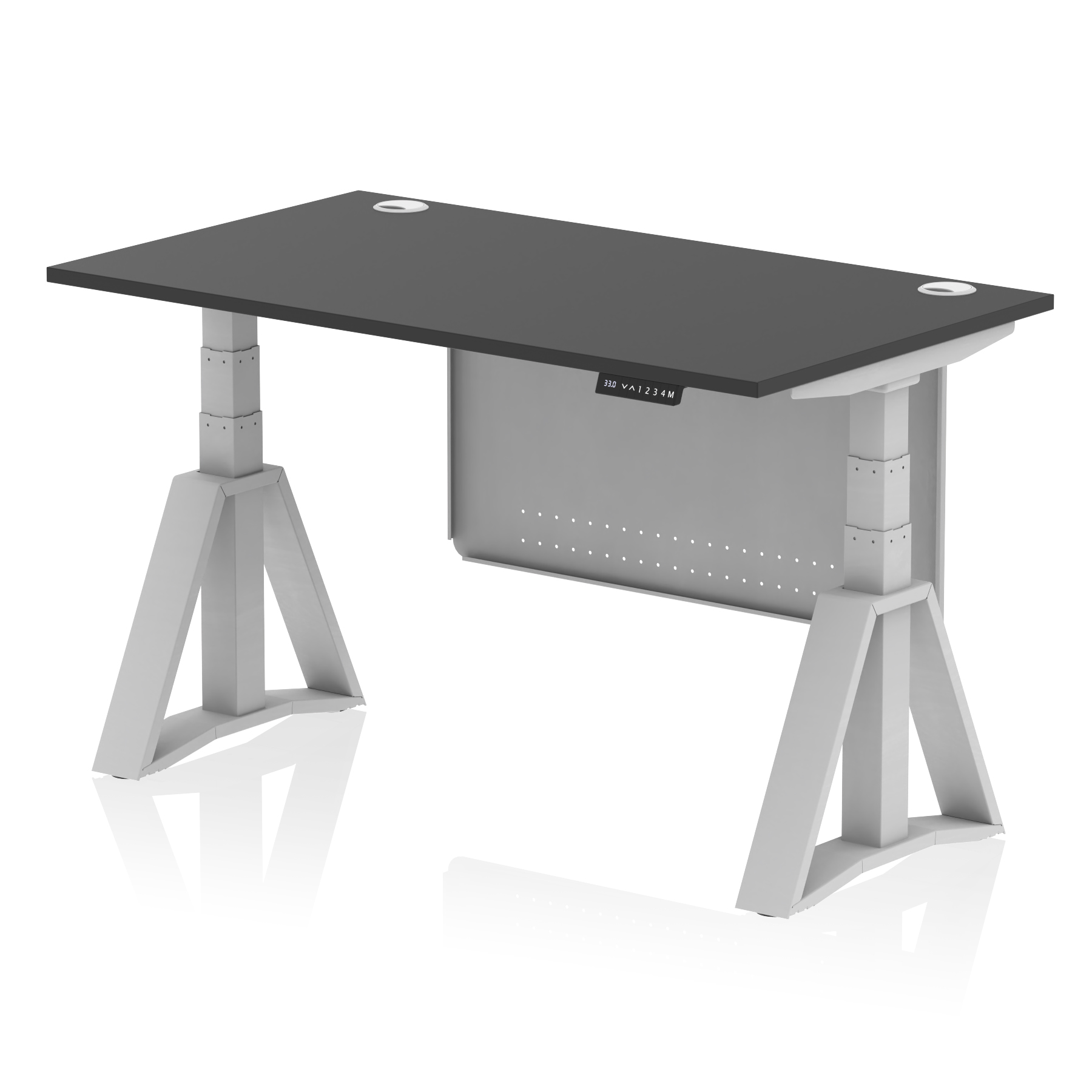 Black / Silver Frame