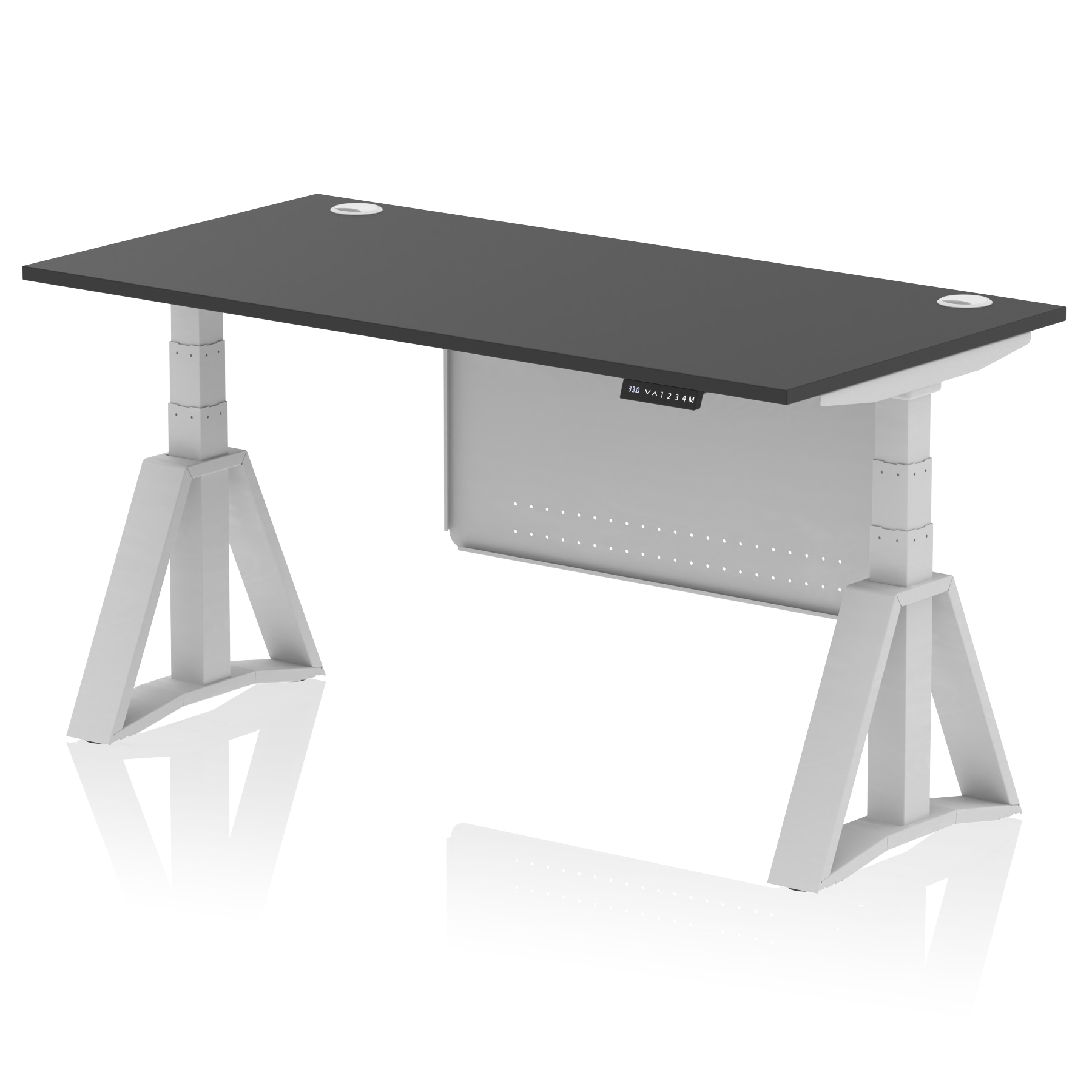 Black / Silver Frame
