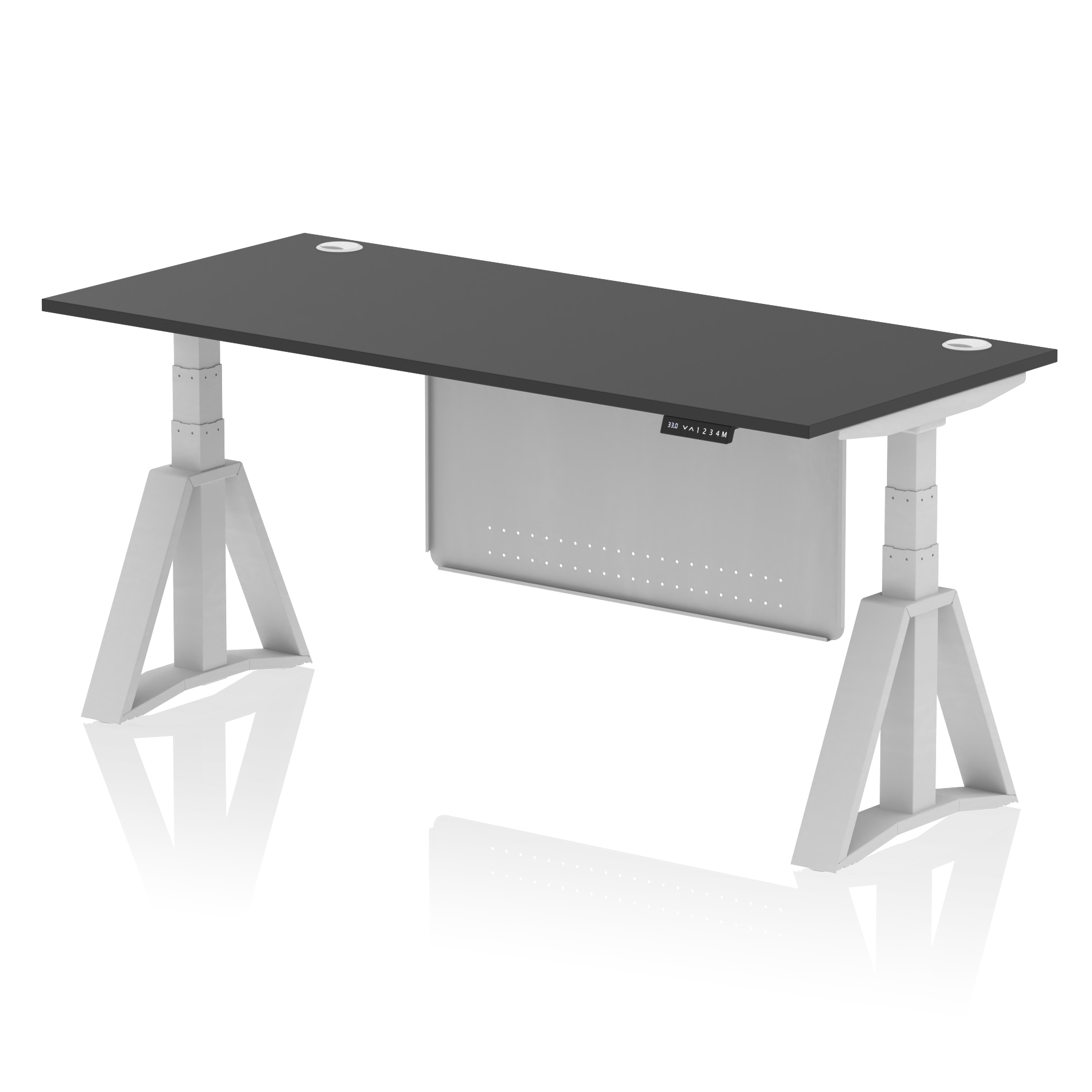 Black / Silver Frame