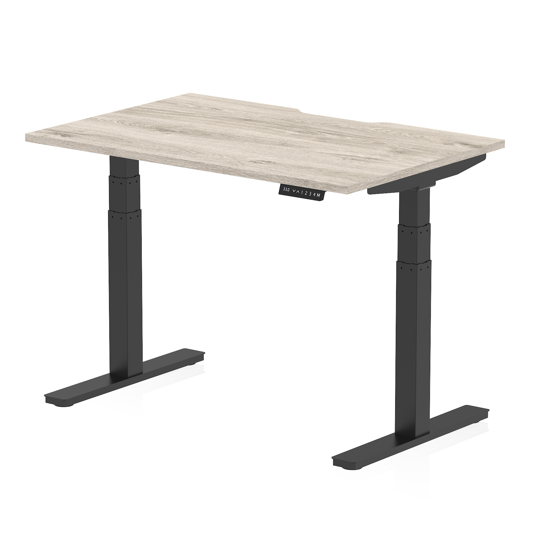 Grey Oak / Black Frame
