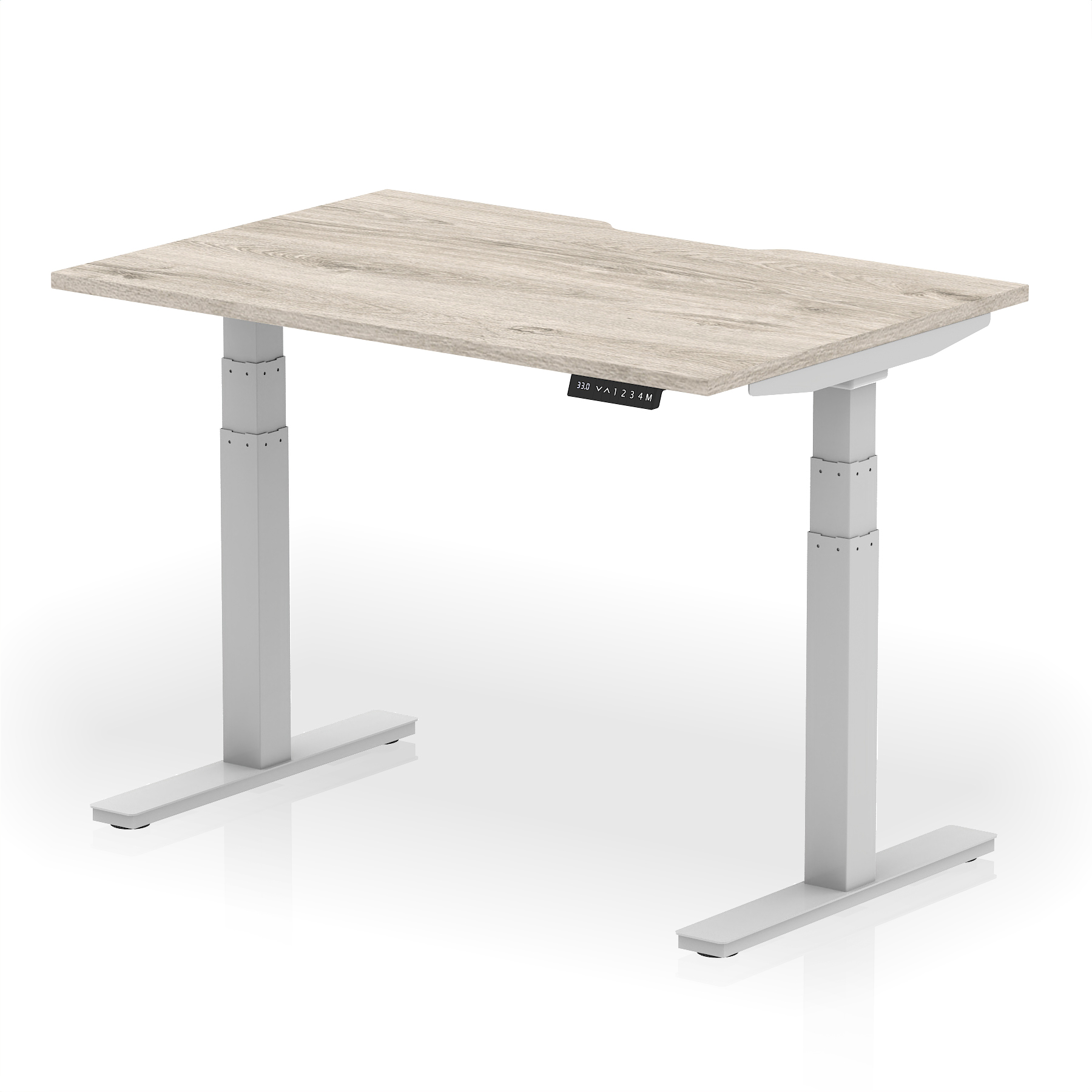 Grey Oak / Silver Frame