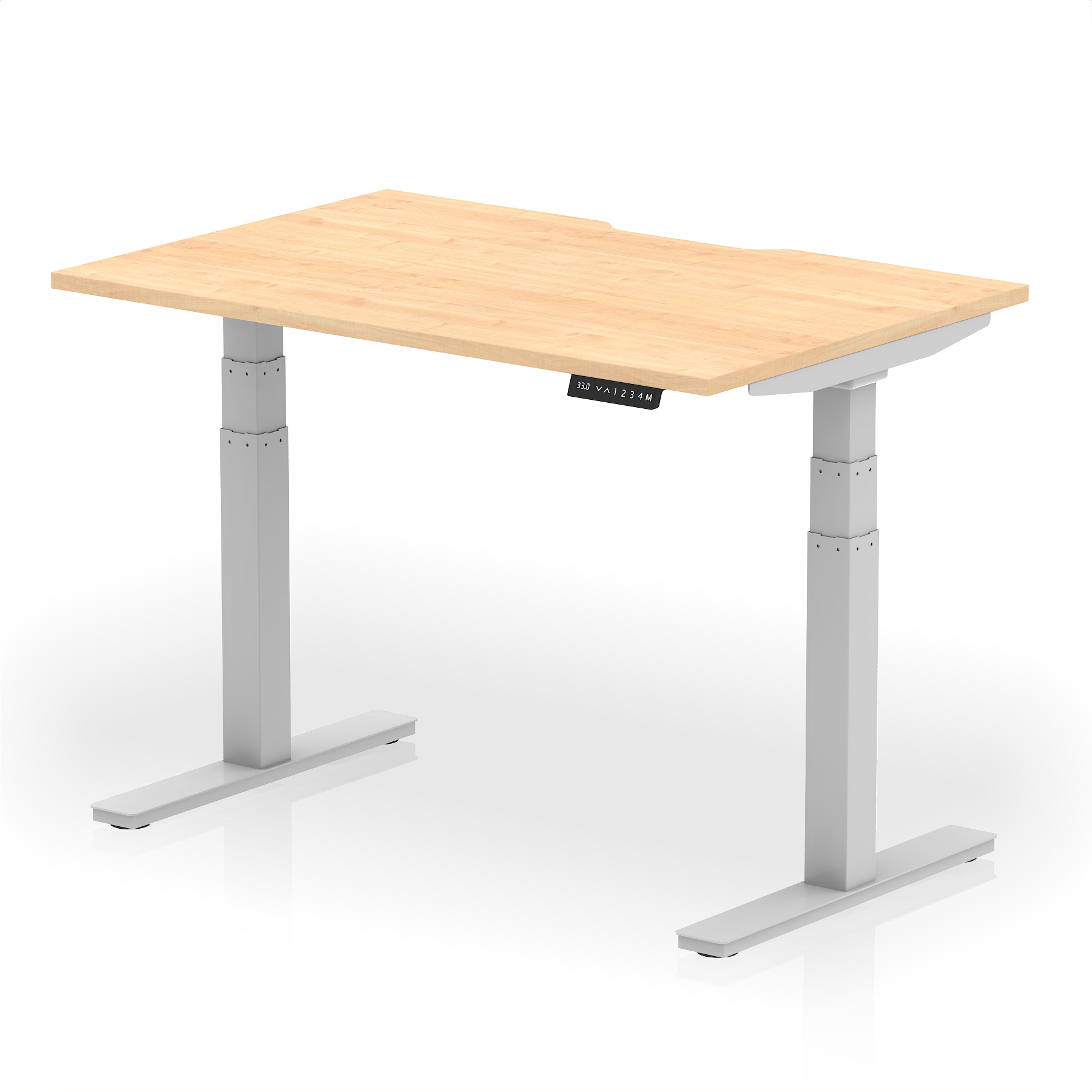 Maple / Silver Frame