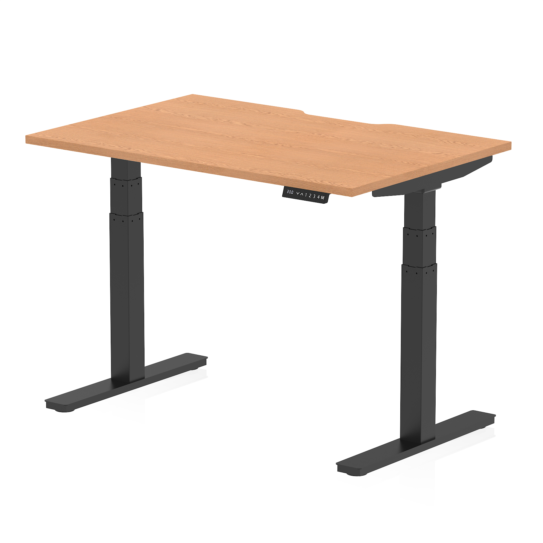 Oak / Black Frame