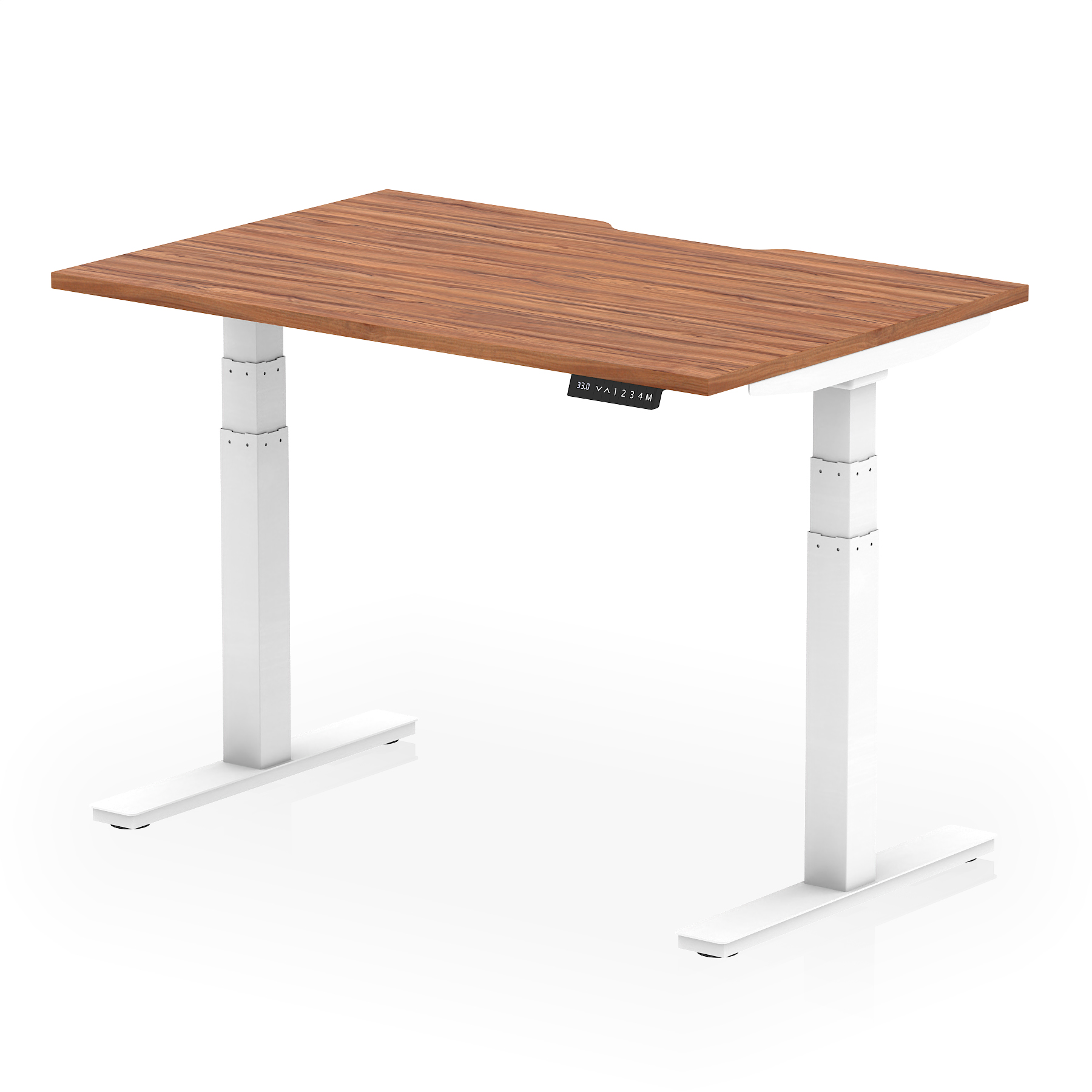 Walnut / White Frame