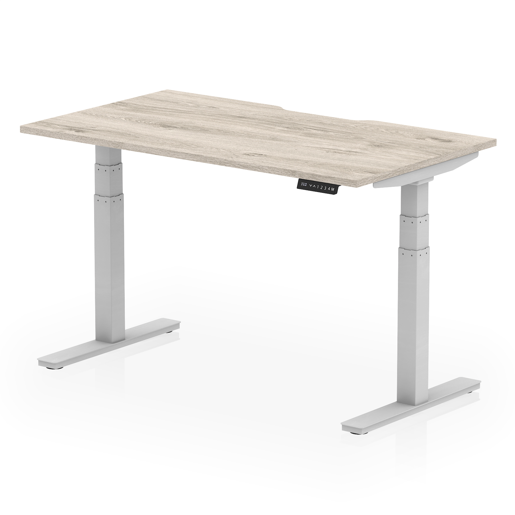 Grey Oak / Silver Frame