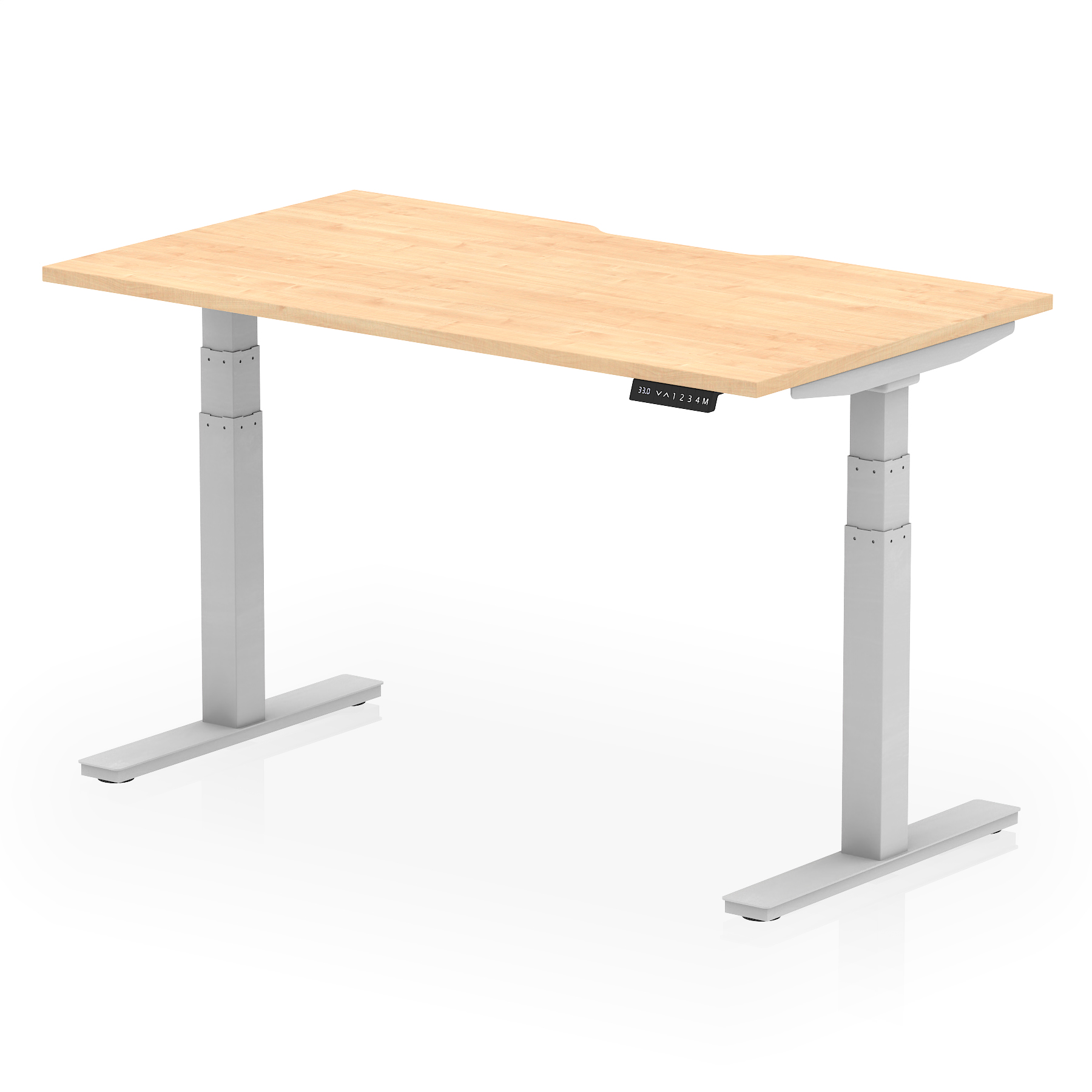 Maple / Silver Frame